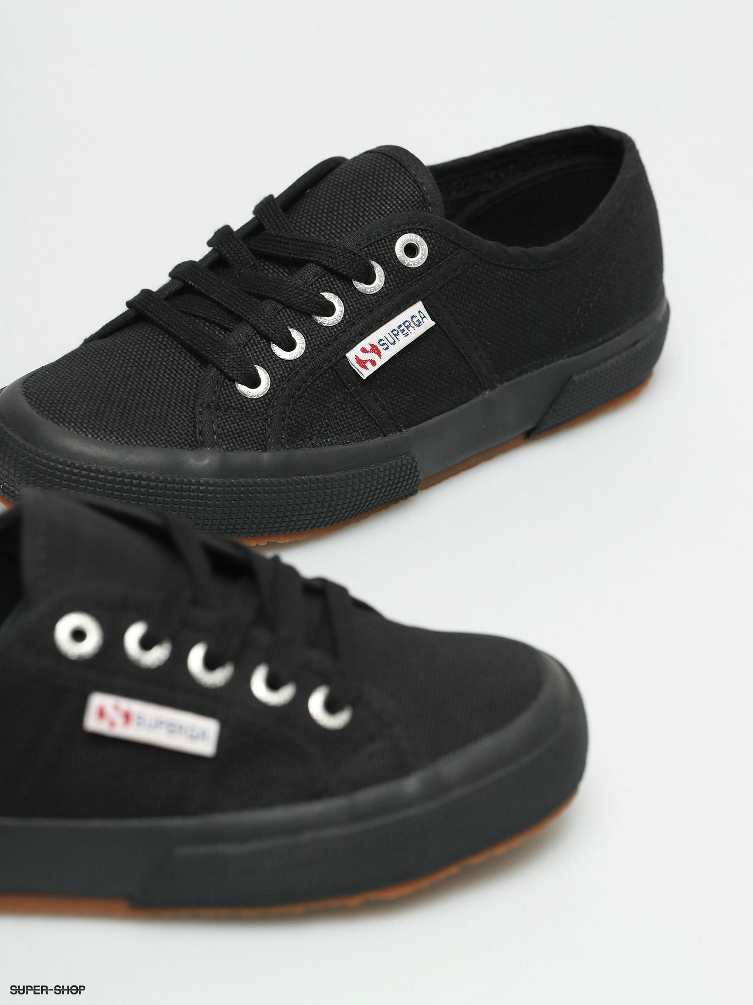 Superga black clearance on feet