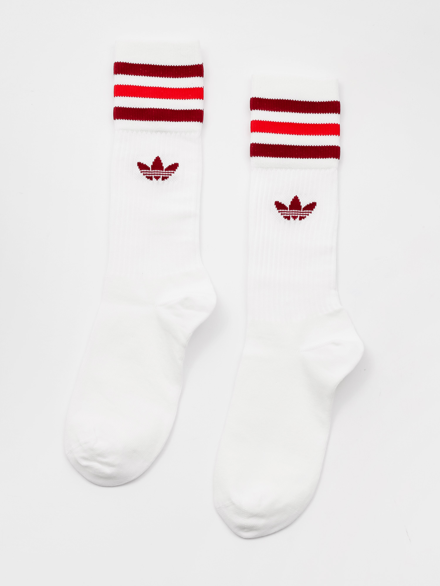 adidas Originals Solid Crew Sock Socken (white/cburgu/scarle)