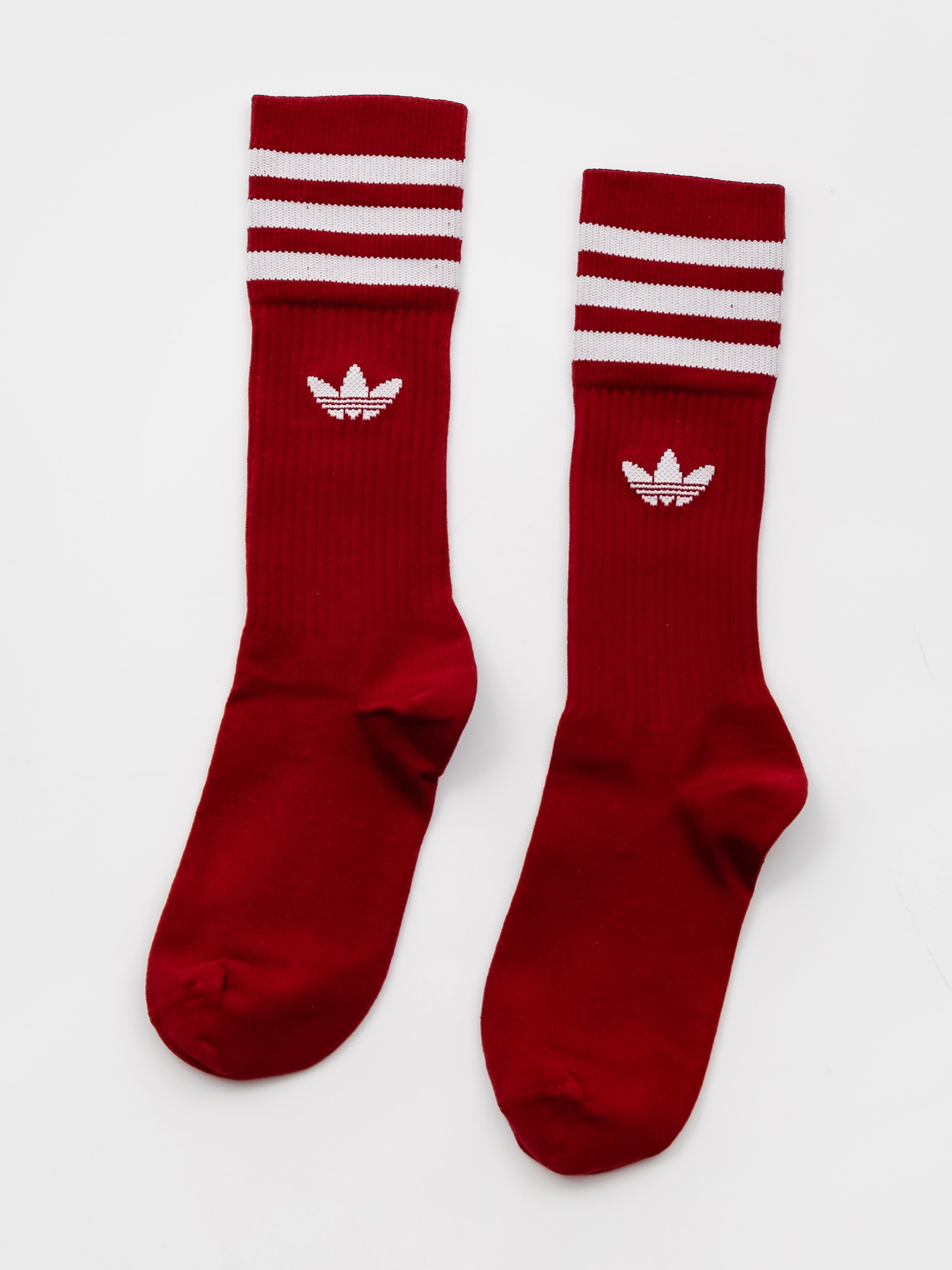 adidas Originals Solid Crew Sock Socken (white/cburgu/scarle)