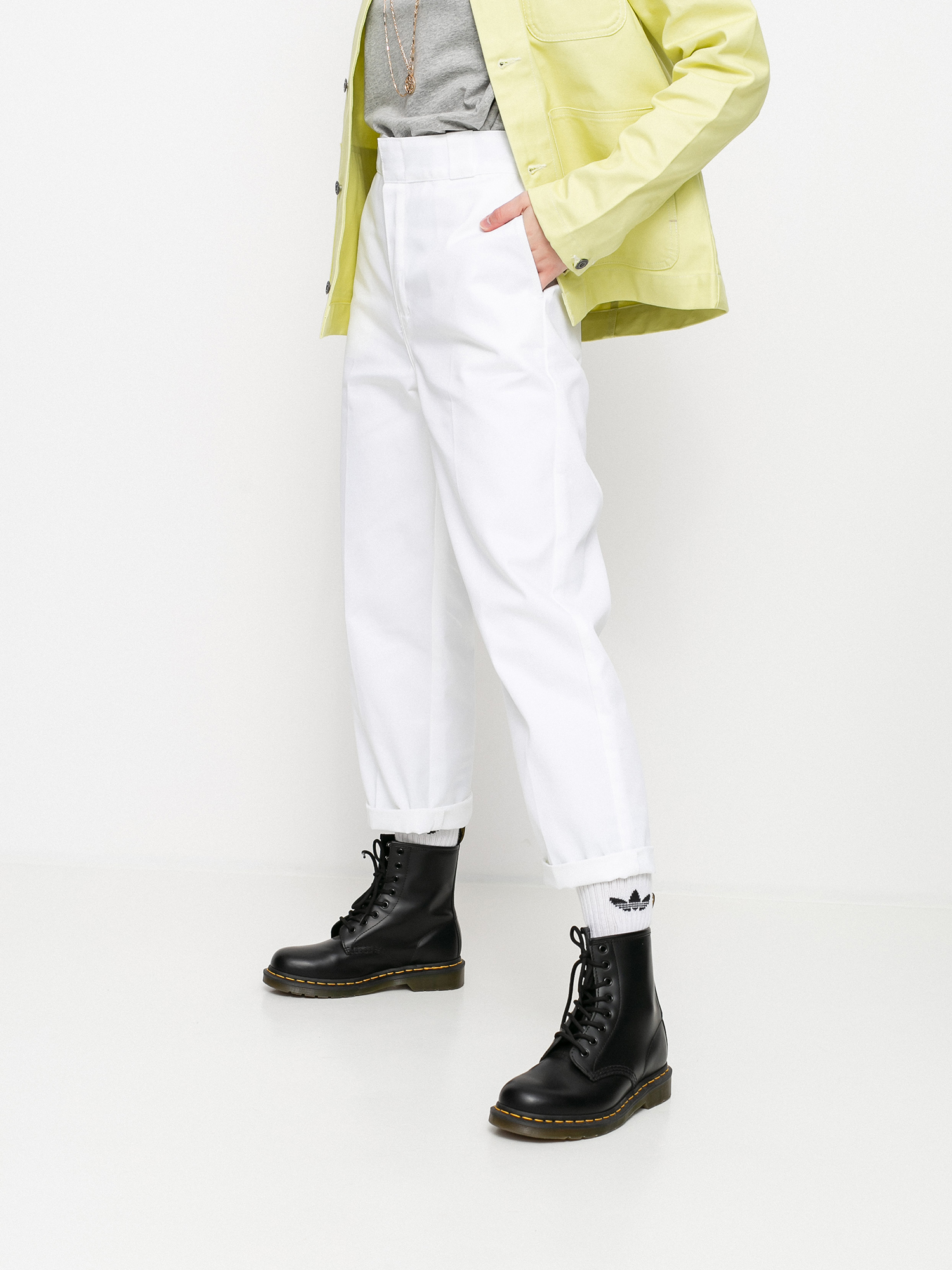 Dickies 874 Cropped Pants Wmn (white)