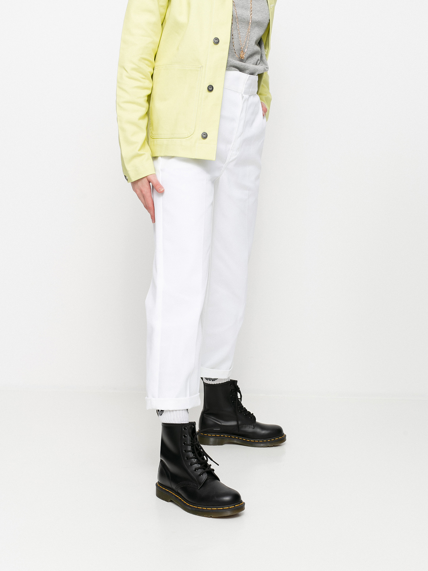 Dickies 874 Cropped Pants Wmn (white)