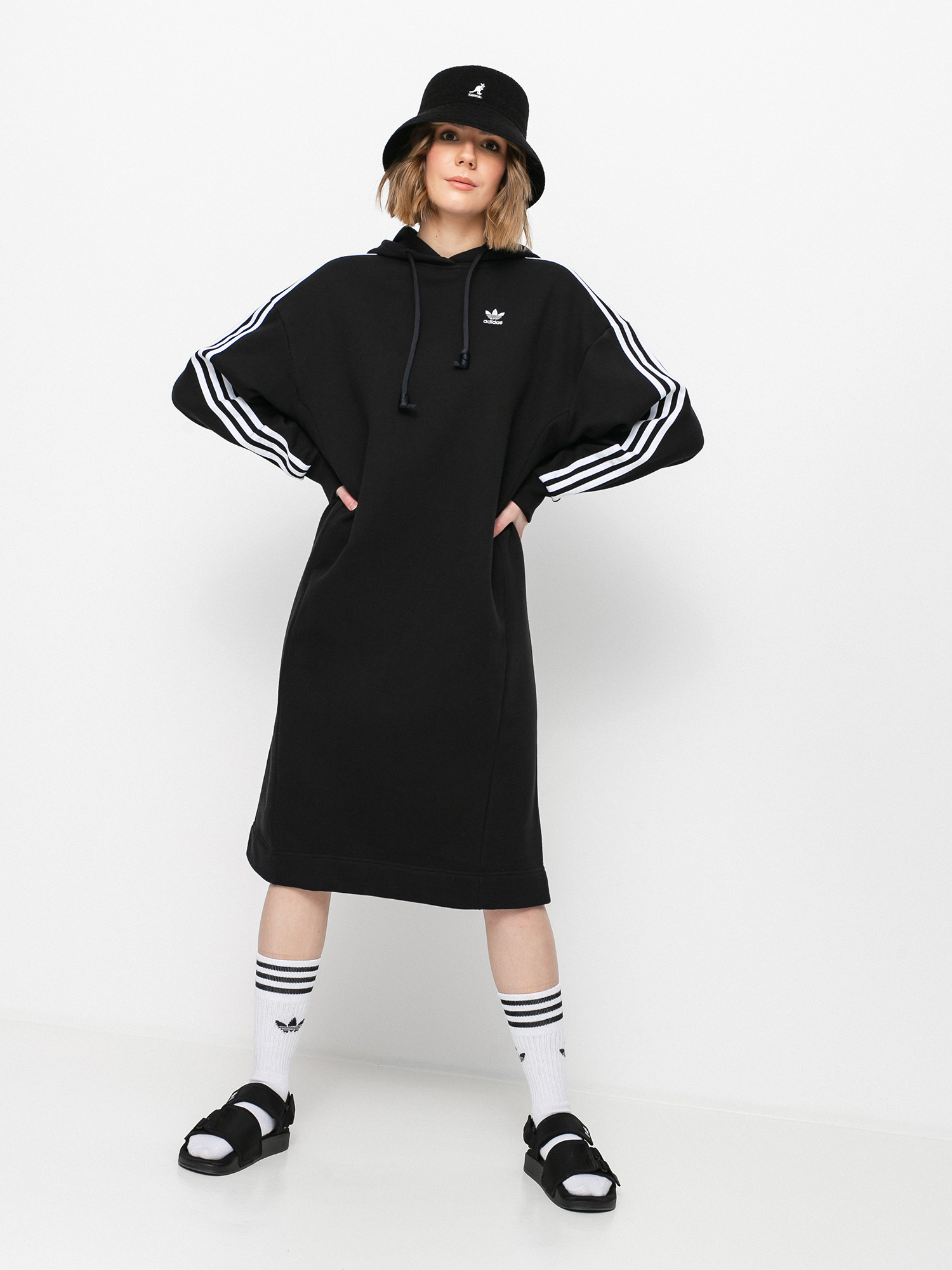adidas Originals Hoodie Dress Kleid Wmn (black)