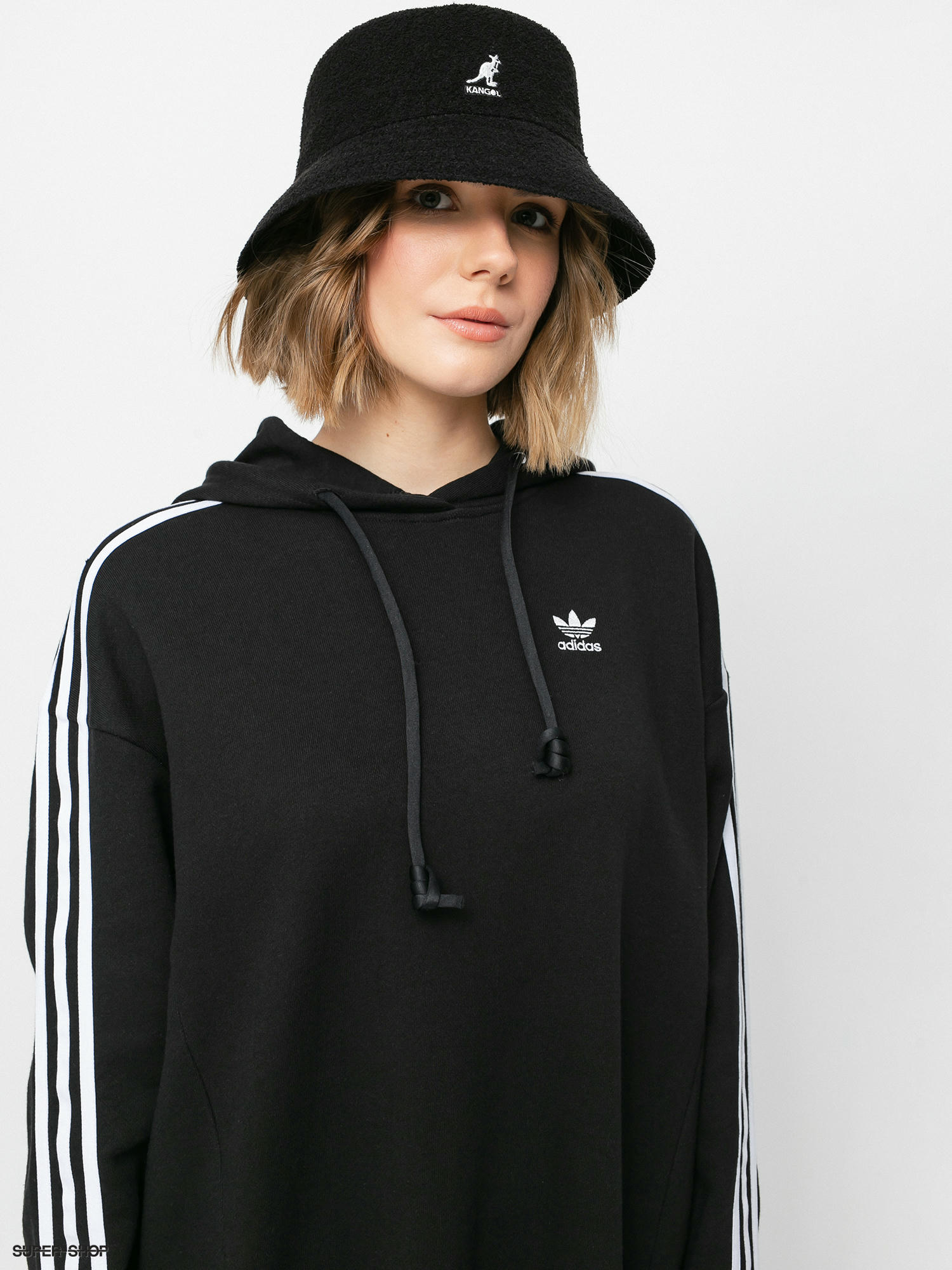 Adidas hoodie cheap dress black