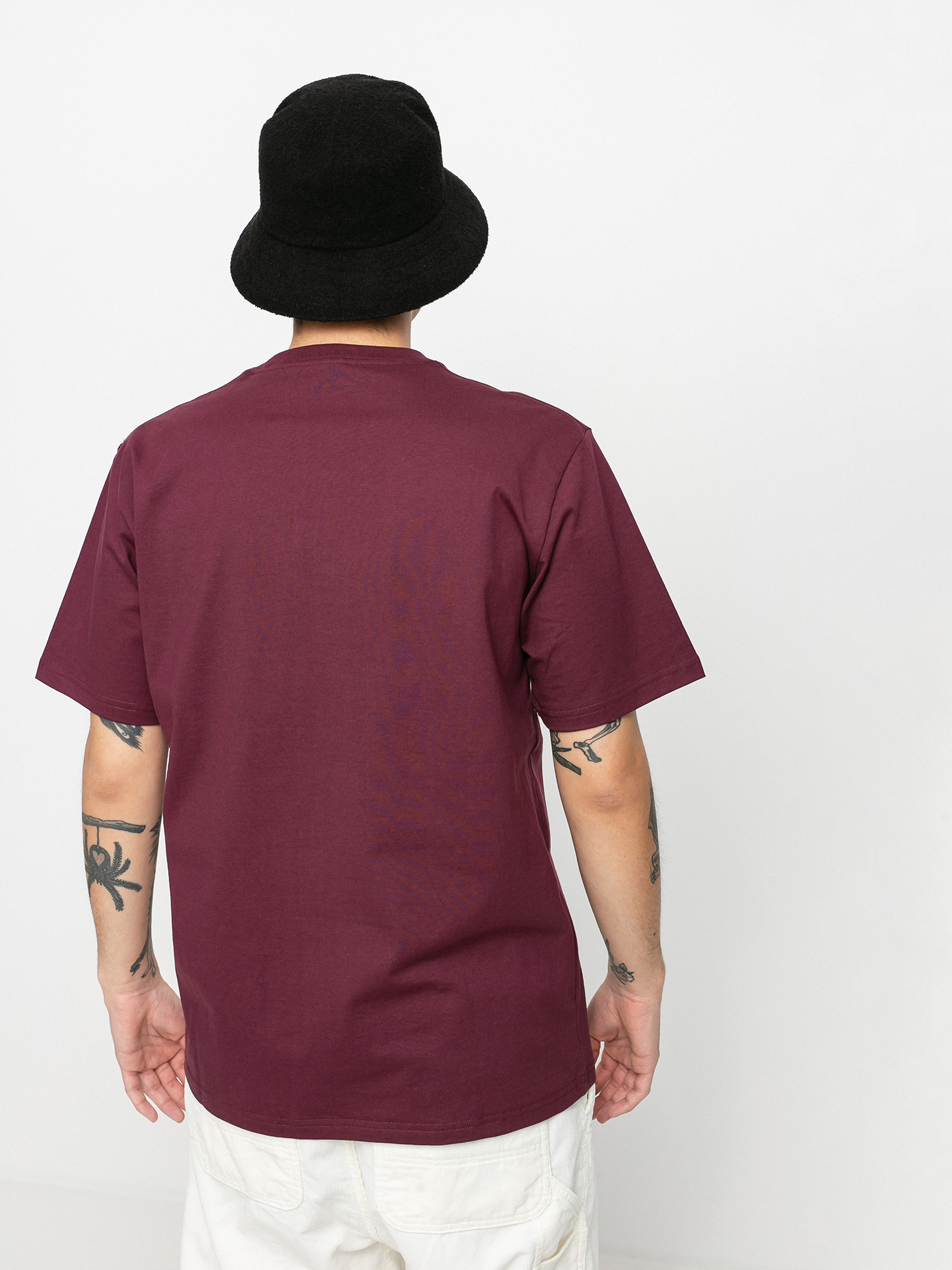Carhartt WIP University T-shirt (shiraz/white)