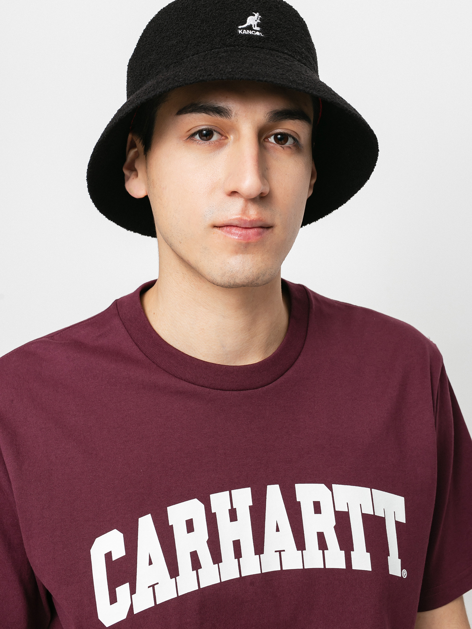 Carhartt WIP University T-shirt (shiraz/white)