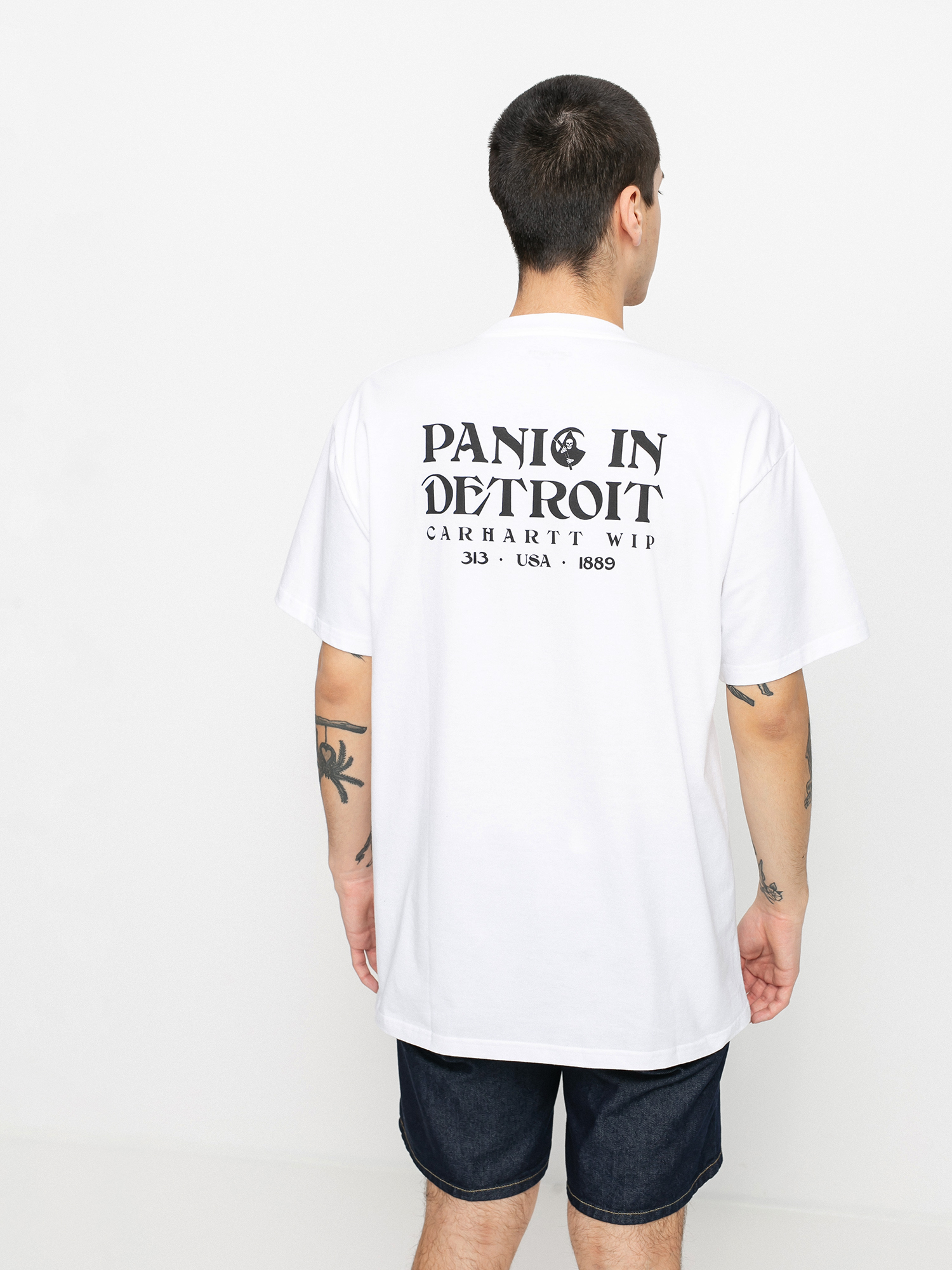 Carhartt WIP Panic T-shirt (white/black)