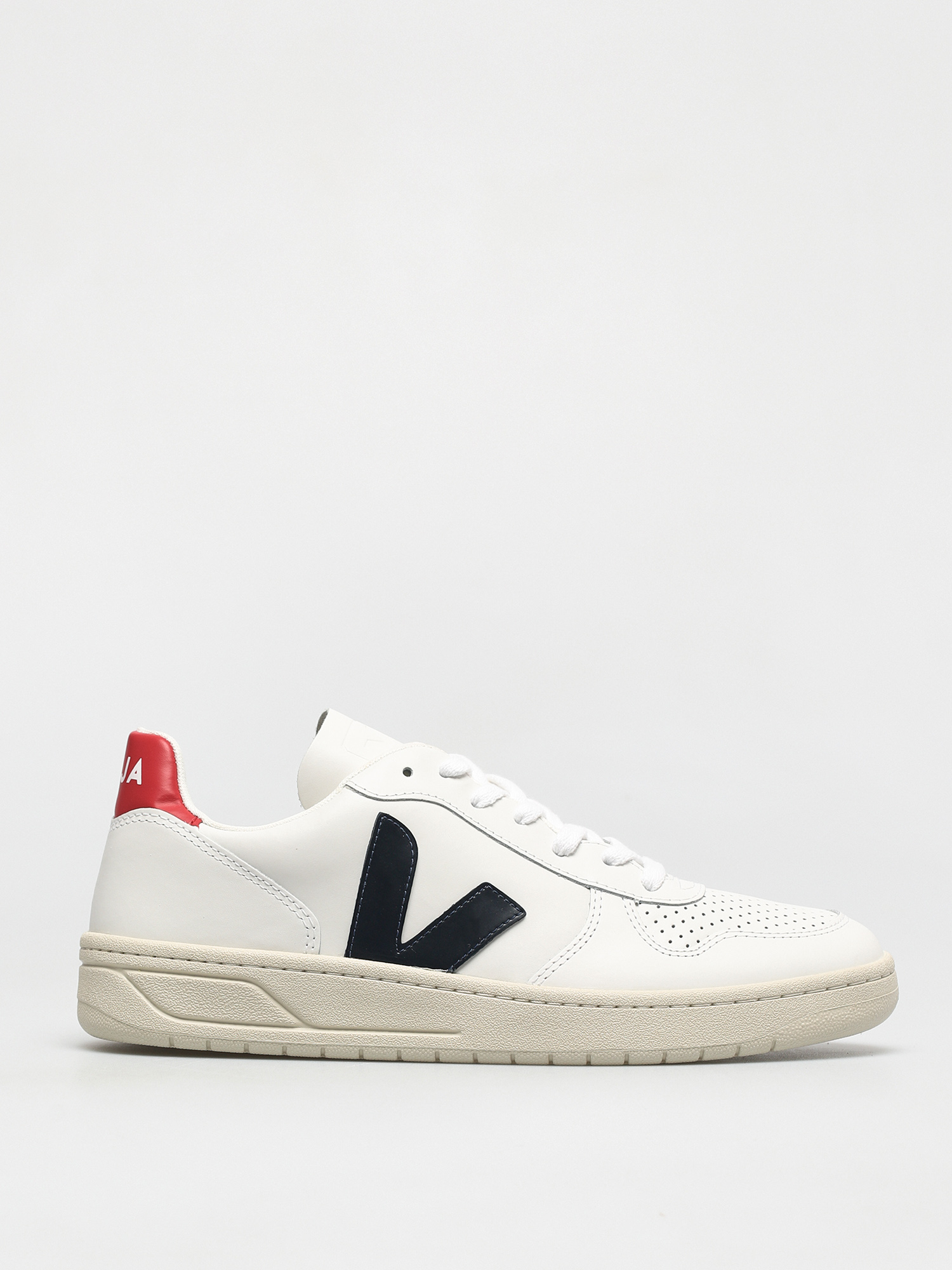Veja V-10 Schuhe (leather extra white nautico pekin)