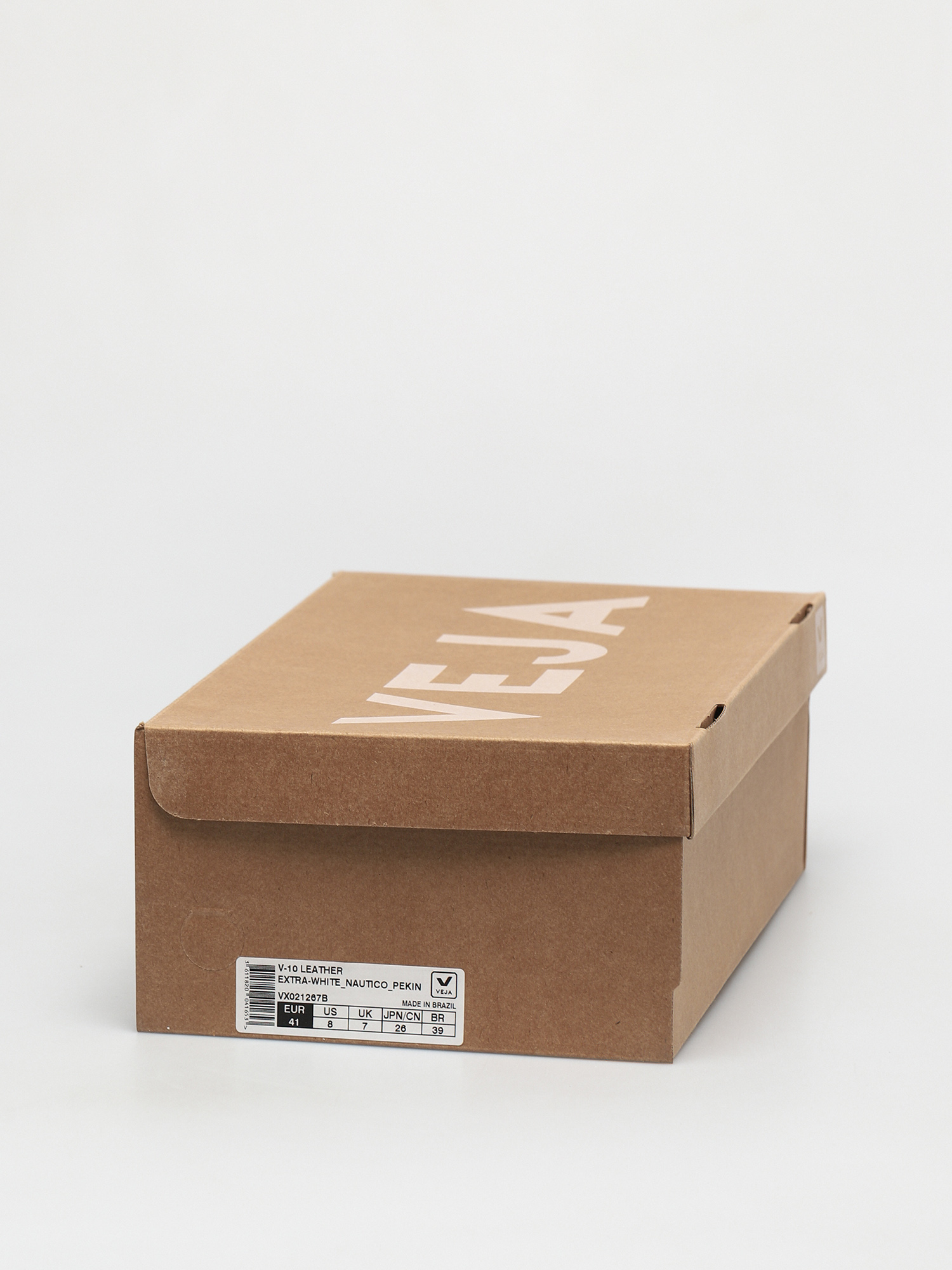 Veja V-10 Schuhe (leather extra white nautico pekin)