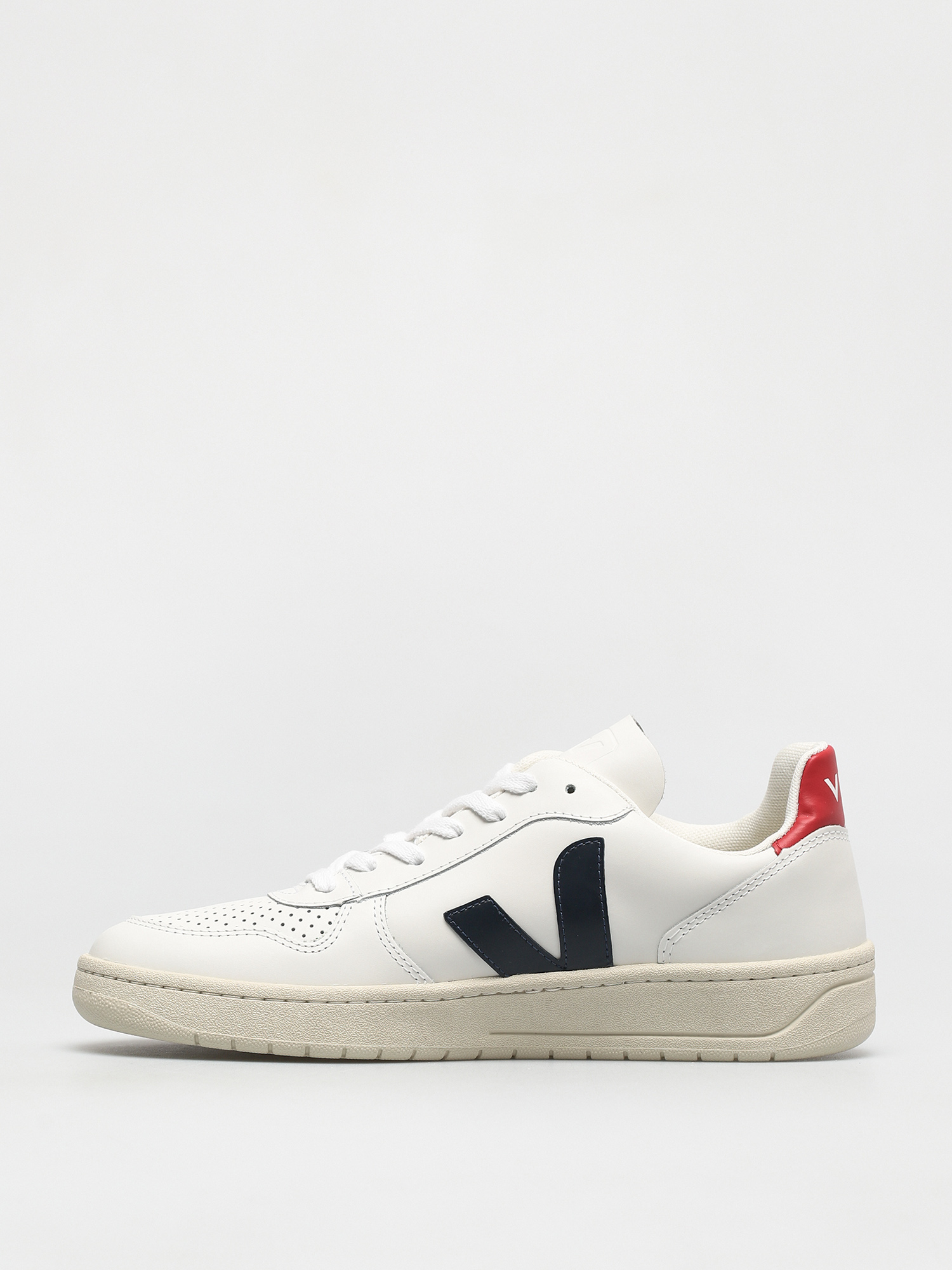 Veja V-10 Schuhe (leather extra white nautico pekin)
