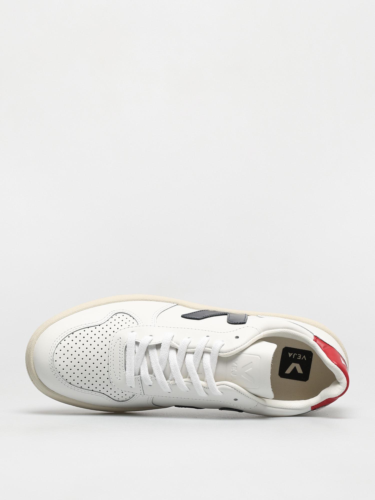 Veja V-10 Schuhe (leather extra white nautico pekin)