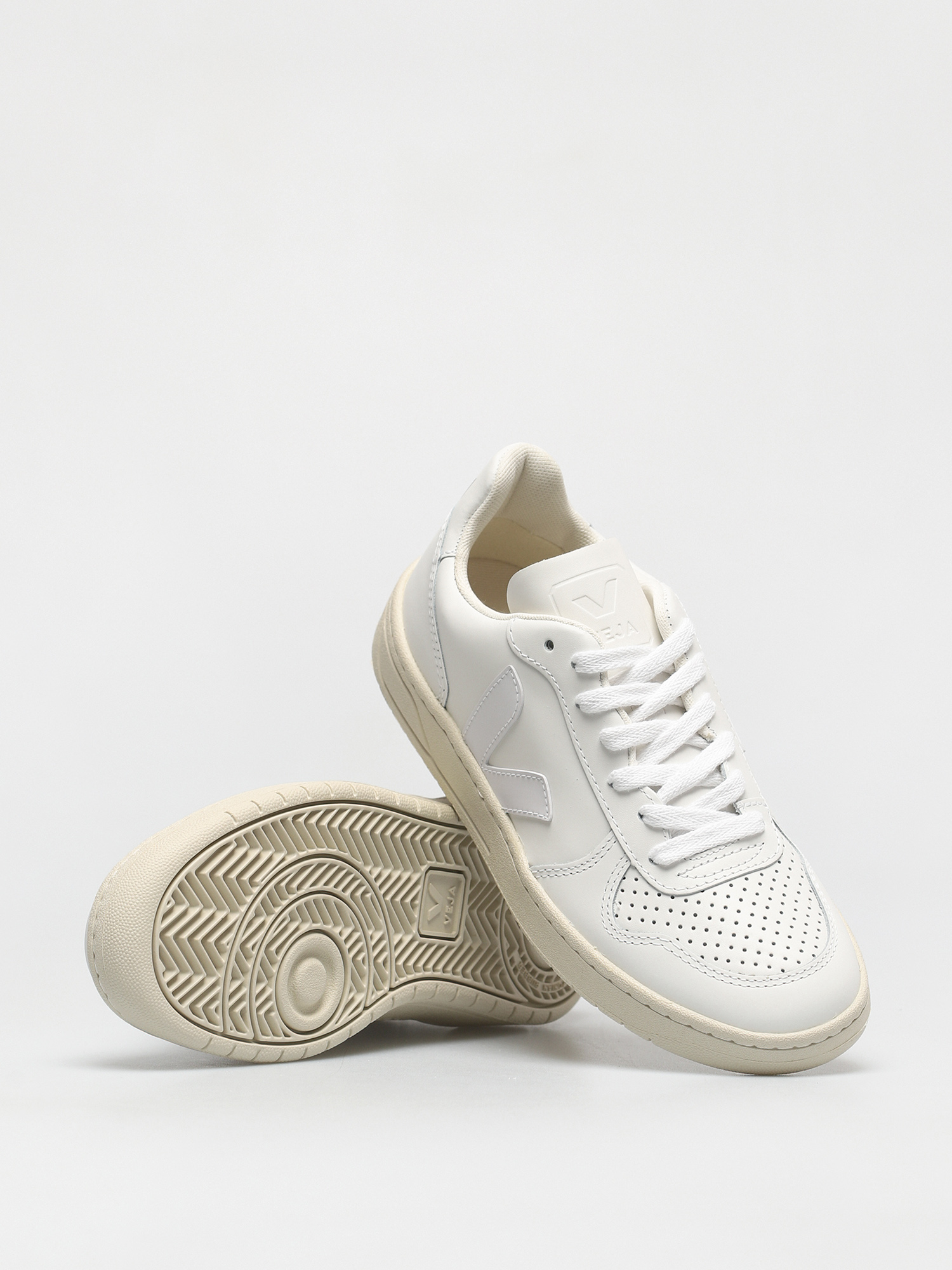 Veja V-10 Shoes Wmn (leather extra white)