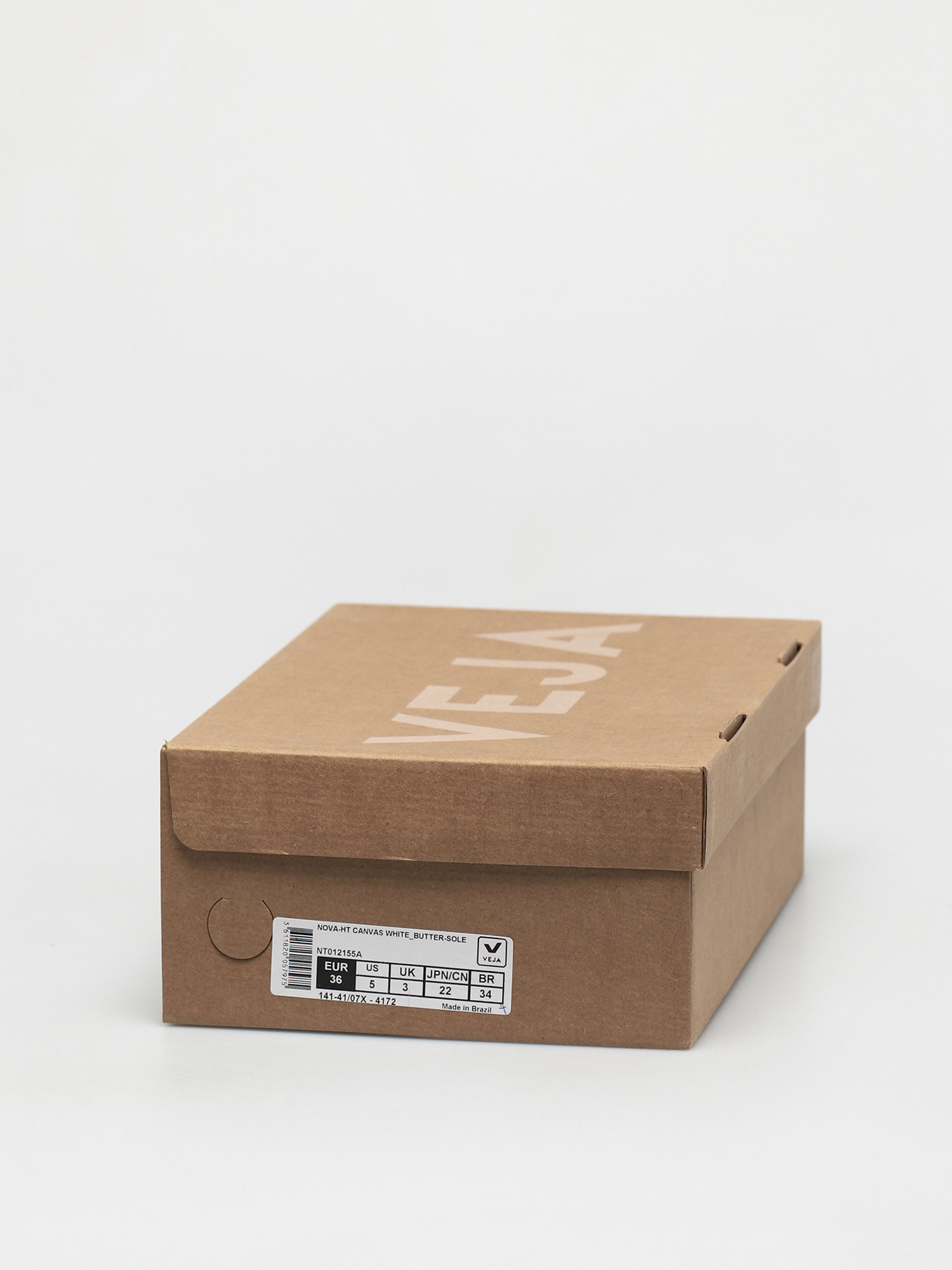 Veja Nova High Shoes Wmn (canvas white butter sole)