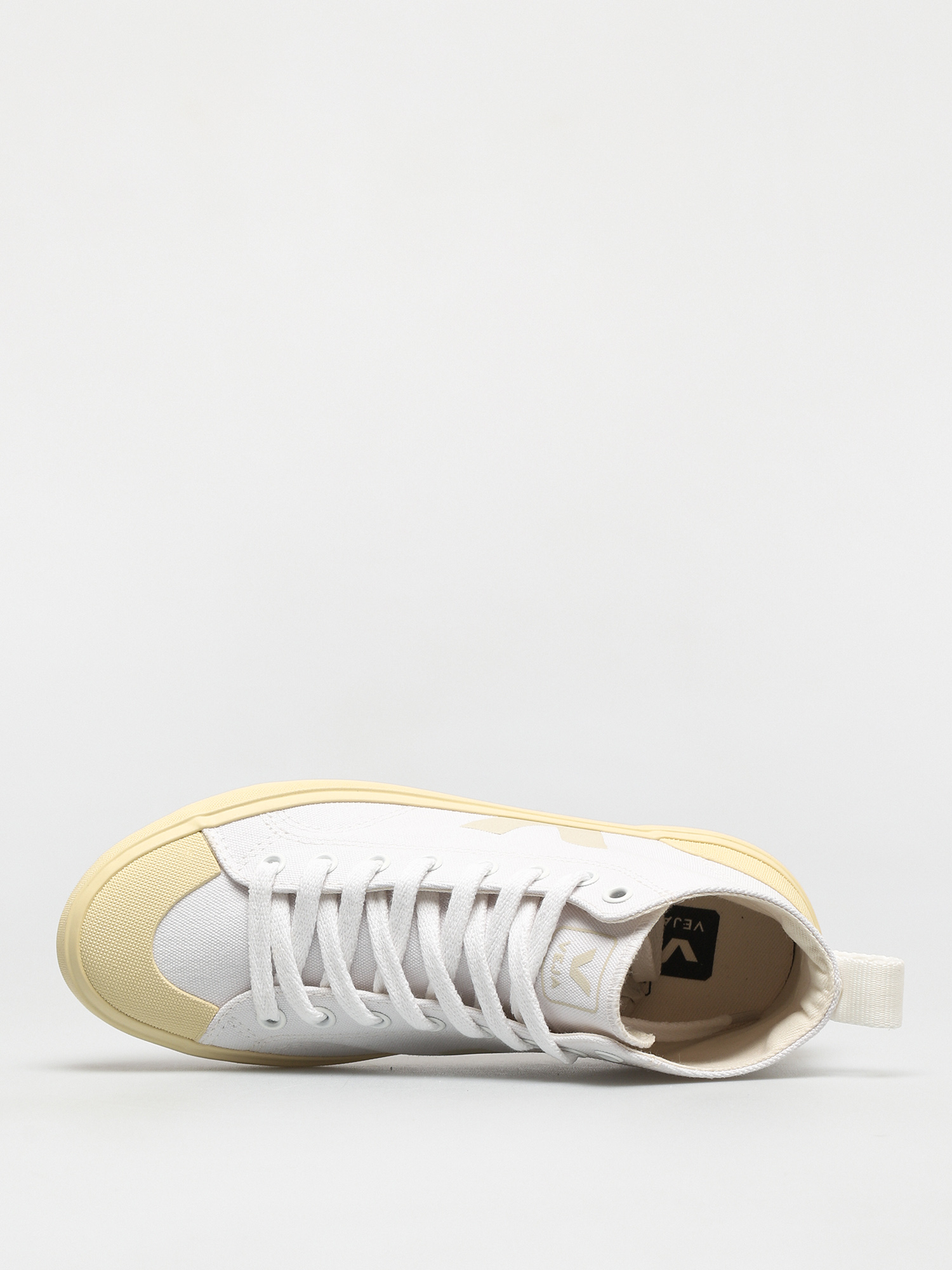 Veja Nova High Shoes Wmn (canvas white butter sole)