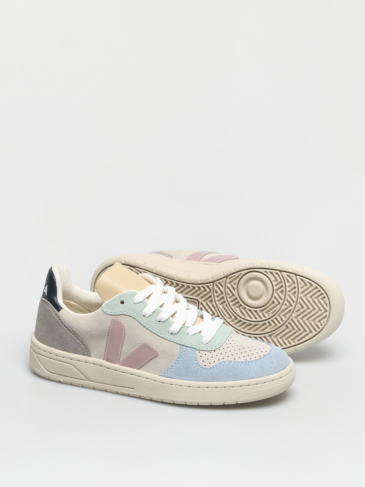 Veja V-10 Schuhe Wmn (suede multico natural babe)