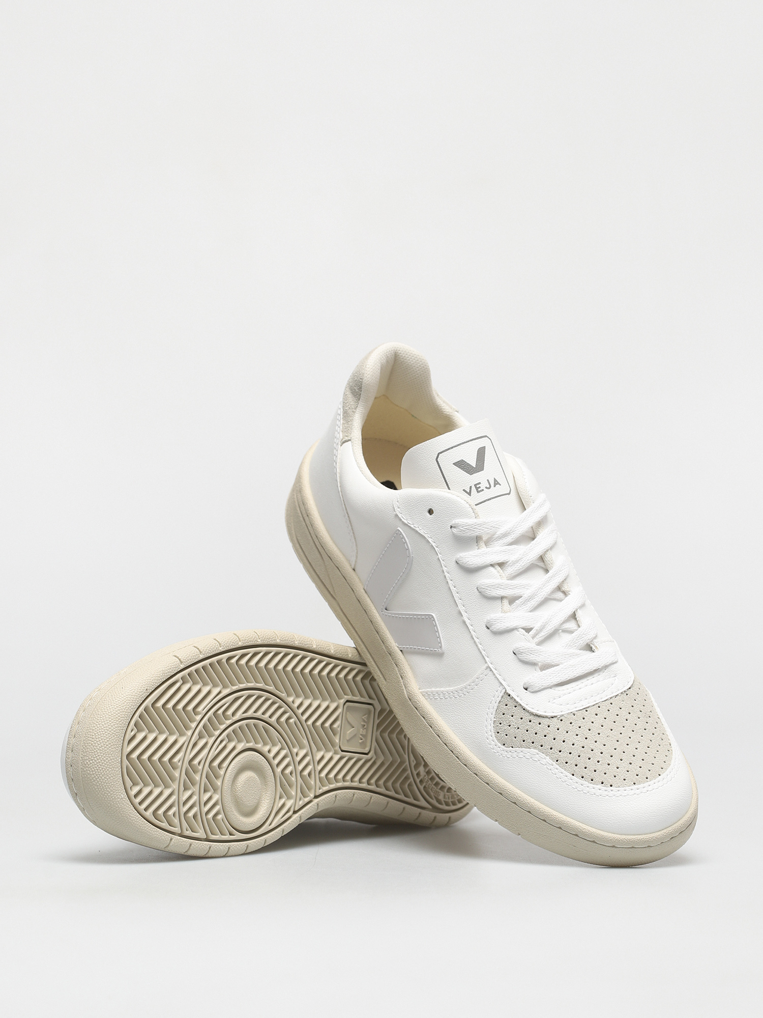 Veja V-10 Schuhe (cwl full white natural)