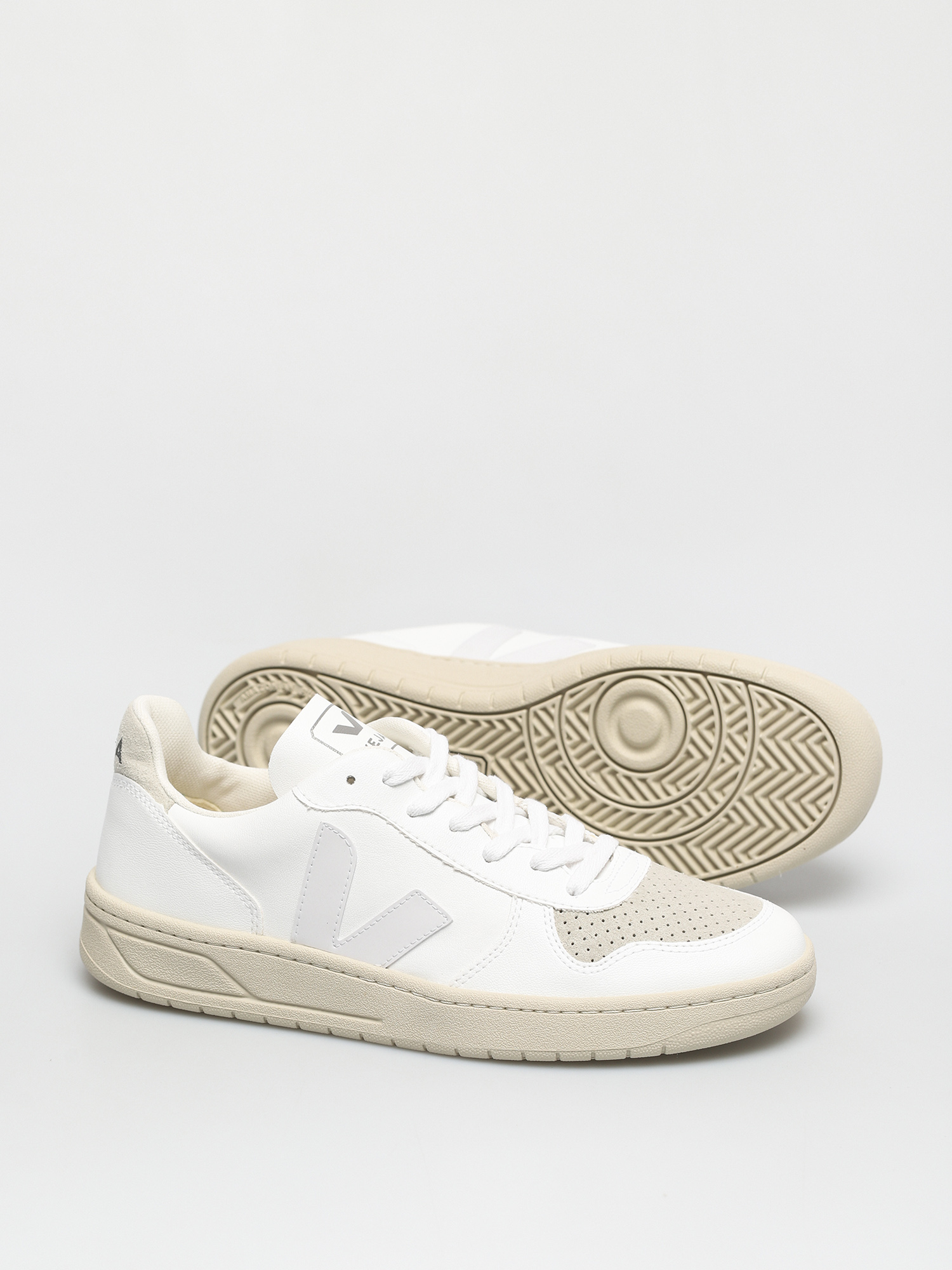 Veja V-10 Schuhe (cwl full white natural)
