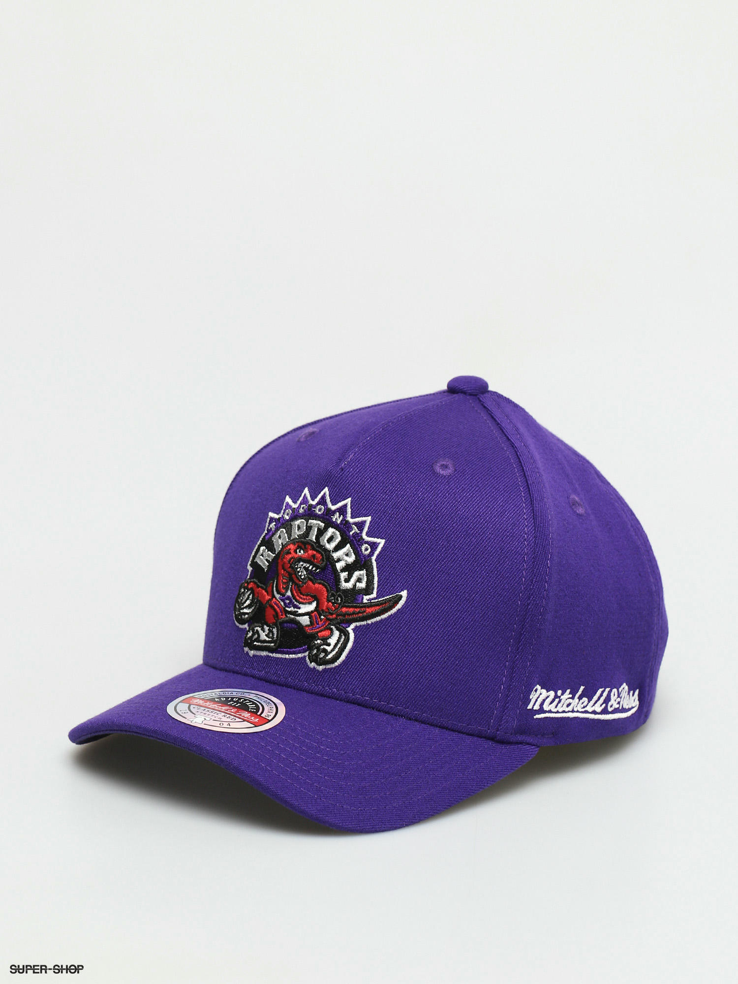 Toronto Raptors Satin Fused Purple Snapback - Mitchell & Ness