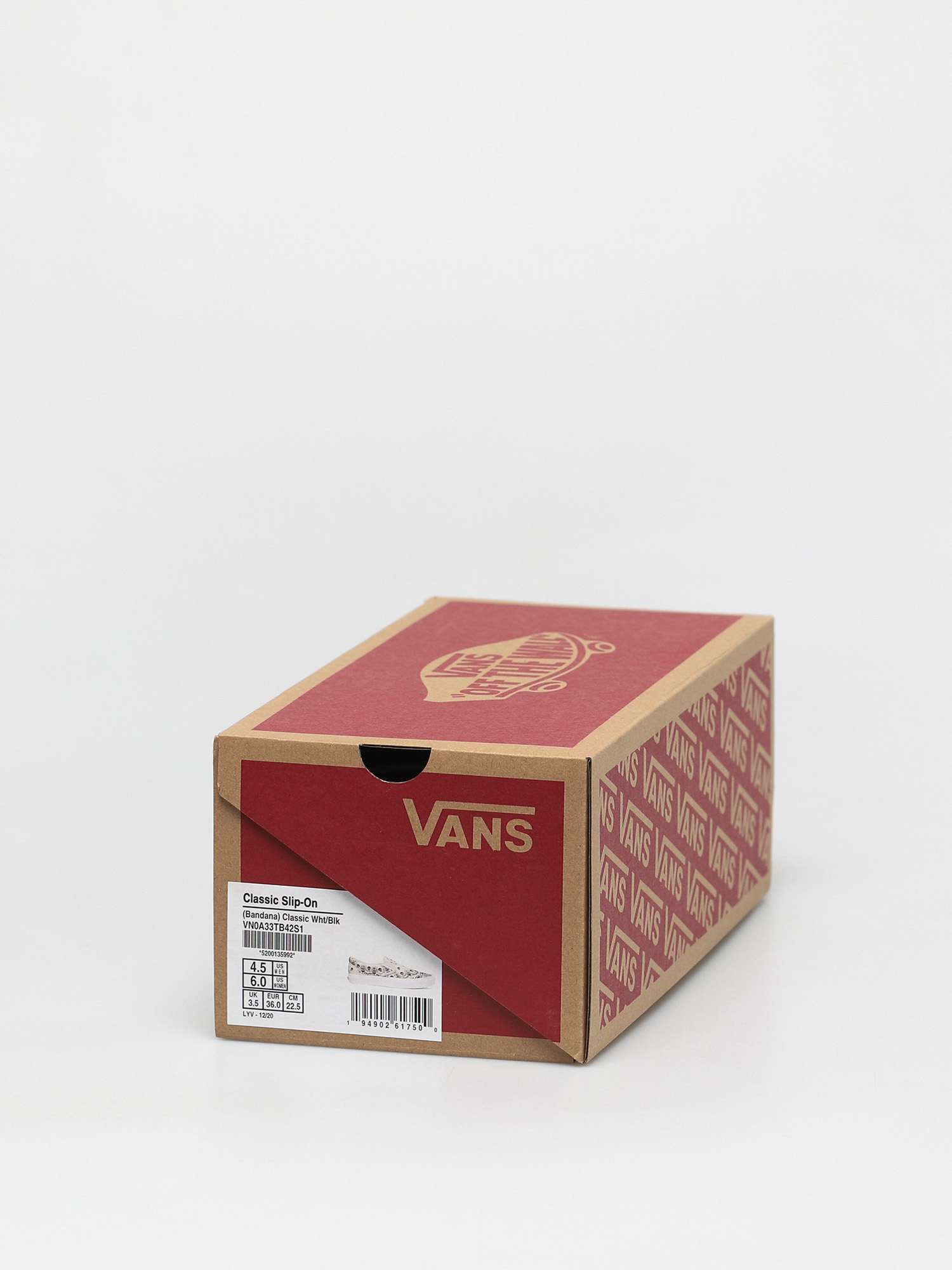 Vans Classic Slip On Shoes (bandana classic white/black)