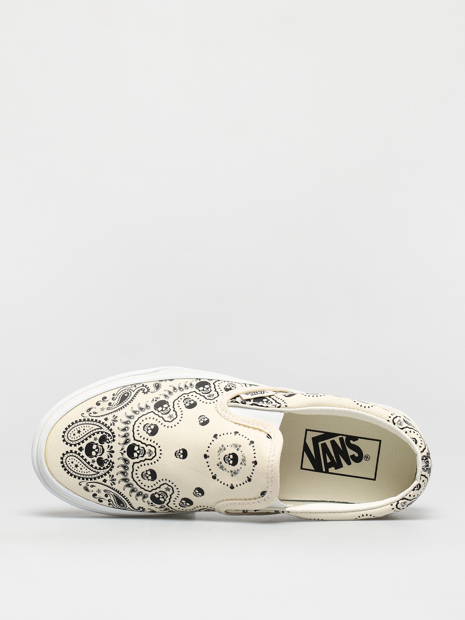 Vans Classic Slip On Shoes (bandana classic white/black)