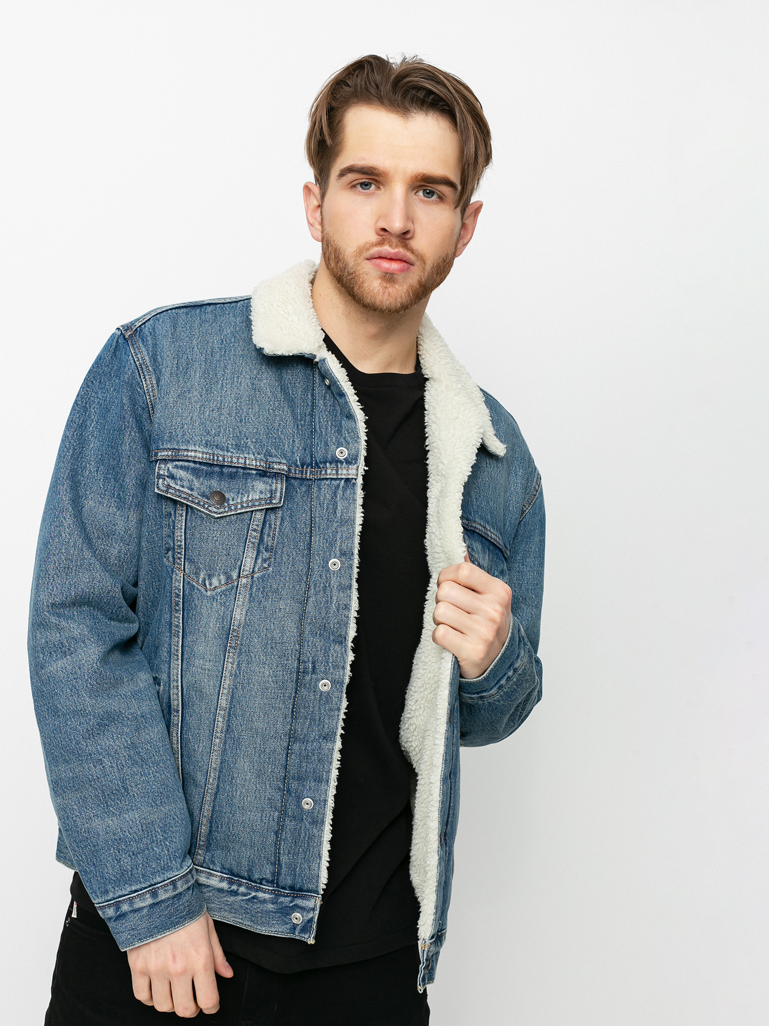 levi's type iii sherpa trucker jacket