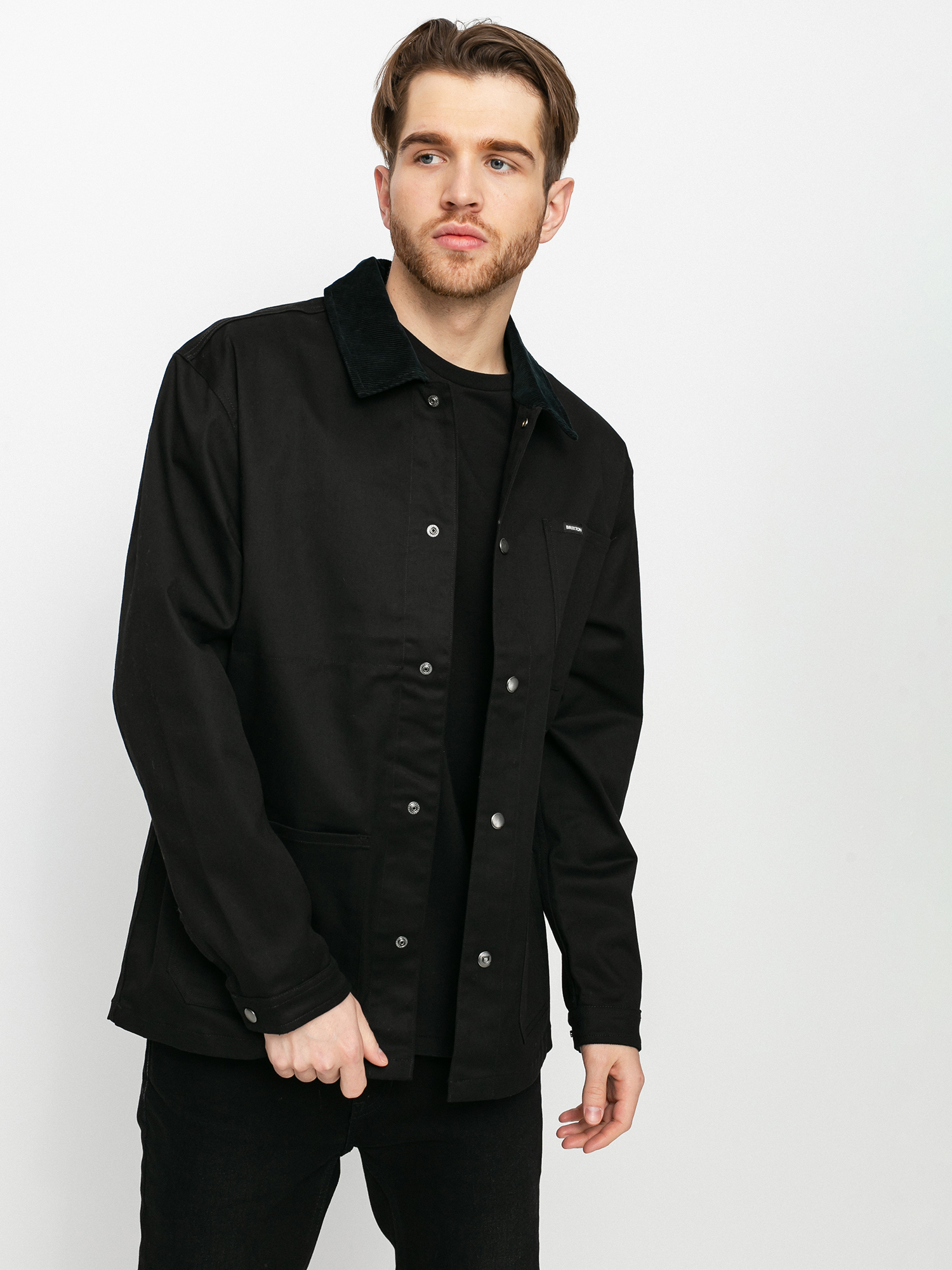 Brixton Survey X Chore Coat Jacket (black)