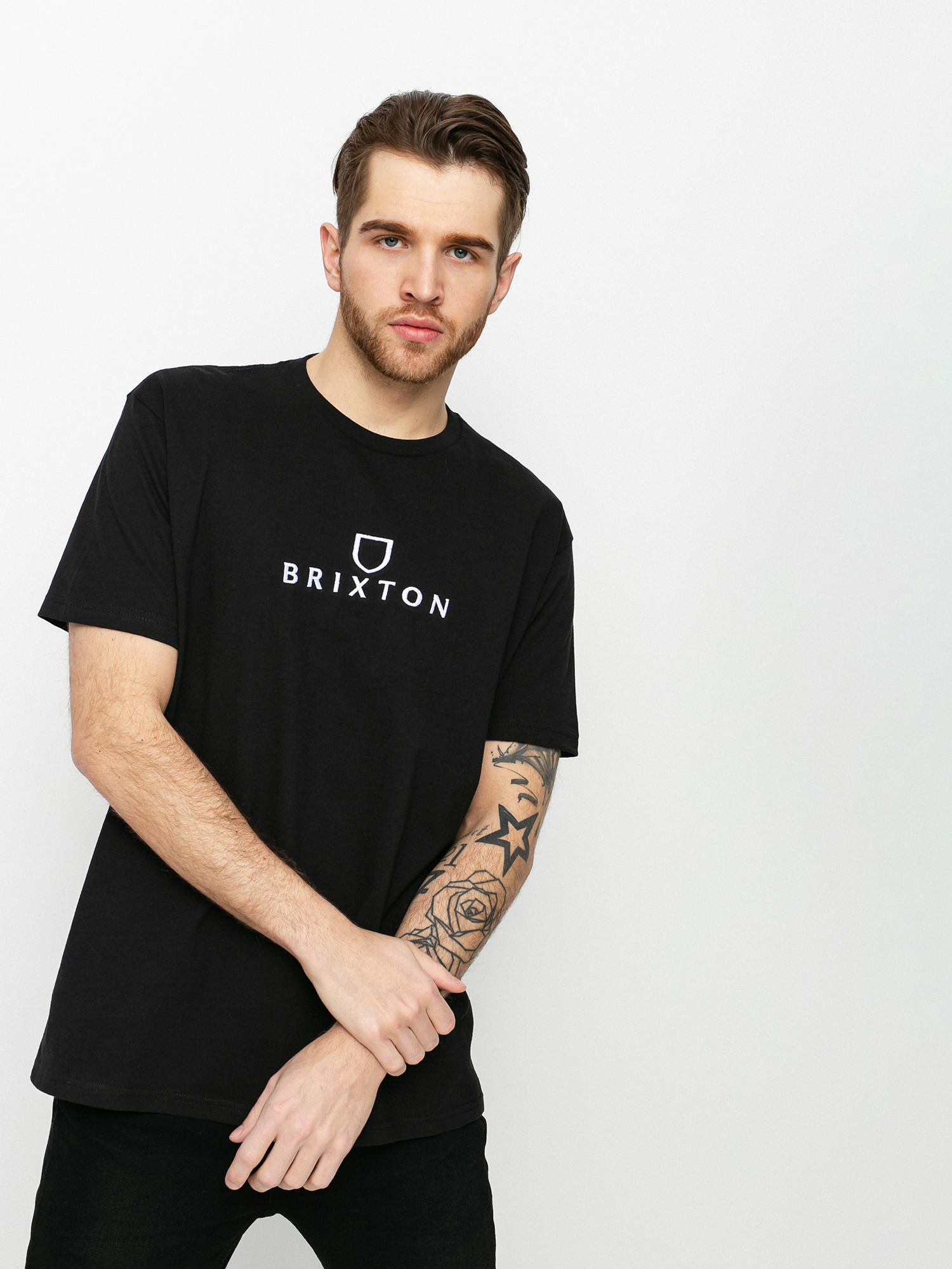 Brixton Alpha Thread Stt T-shirt (black/vanilla)