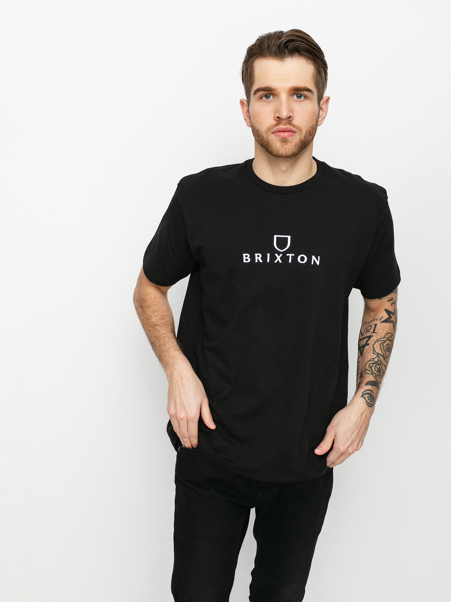 Brixton Alpha Thread Stt T-shirt (black/vanilla)
