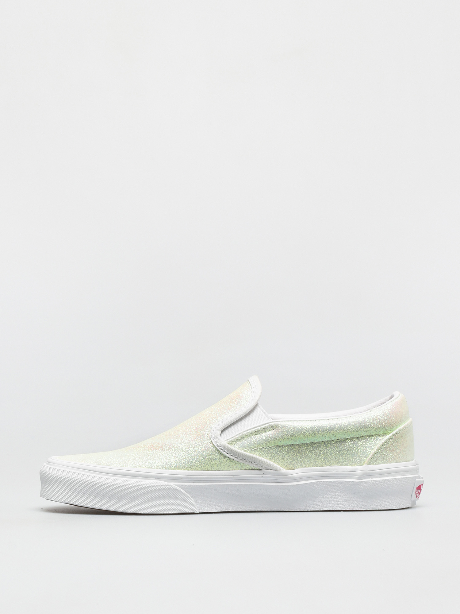 Vans Classic Slip On Shoes (uv glitter pink/true white)