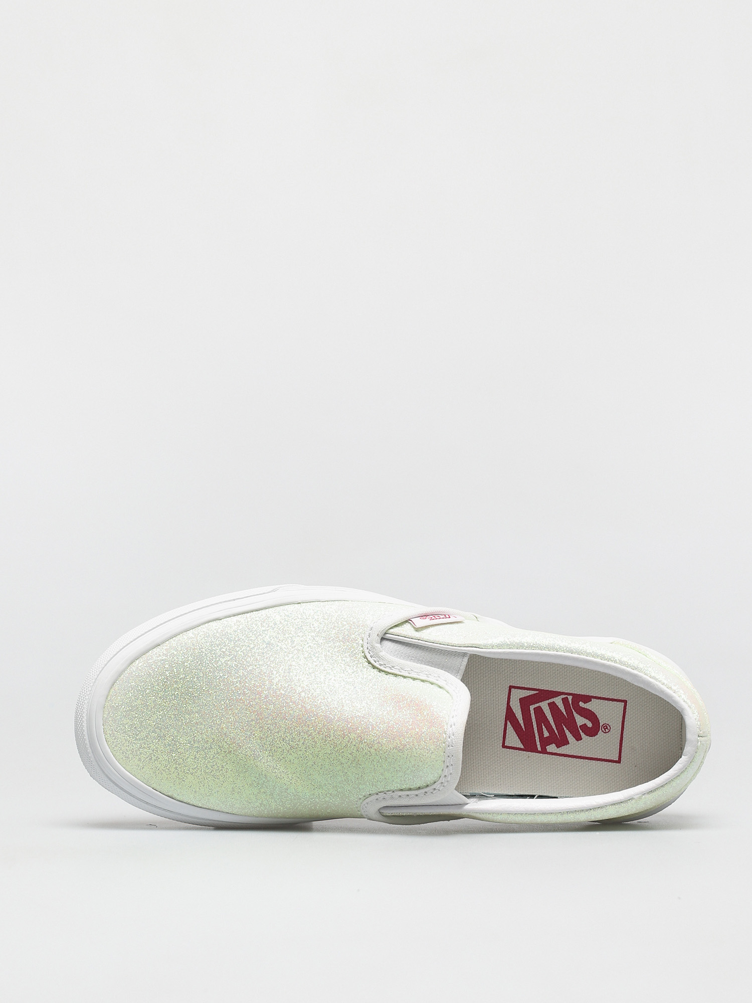 Vans Classic Slip On Shoes (uv glitter pink/true white)
