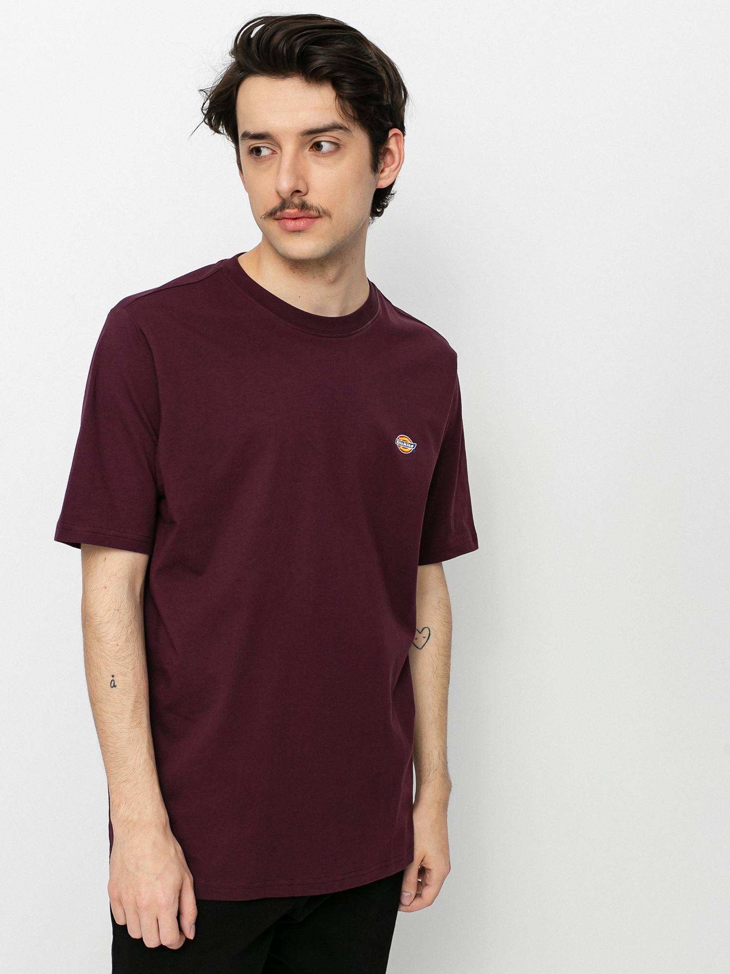 burgundy dickies shirt