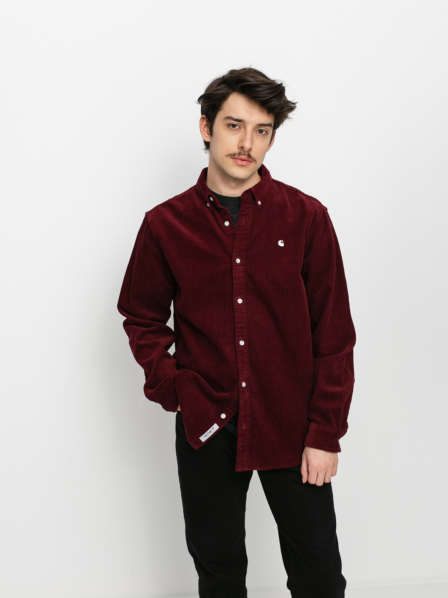 Carhartt WIP Madison Cord Shirt (bordeaux)