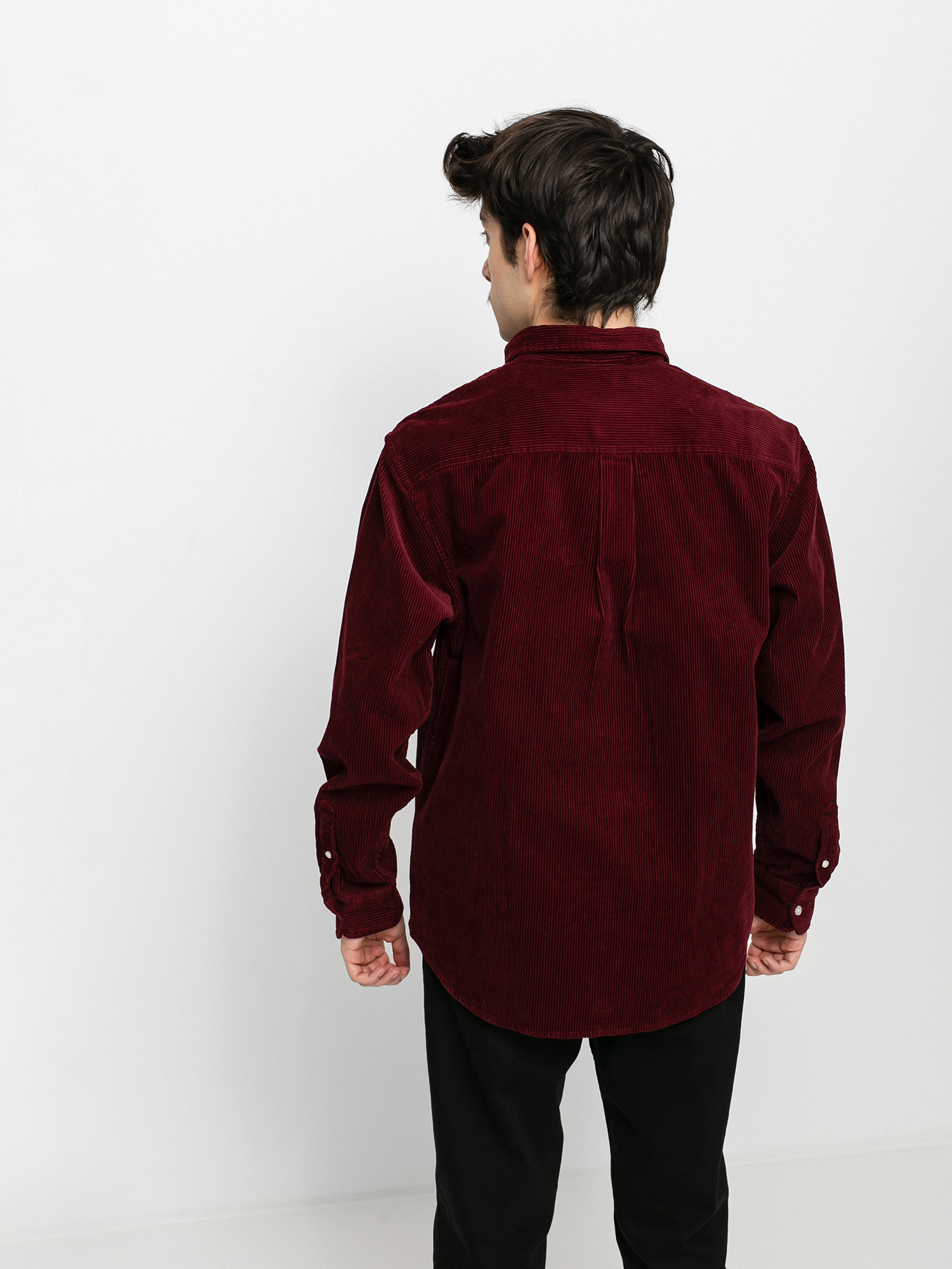 Carhartt WIP Madison Cord Shirt (bordeaux)