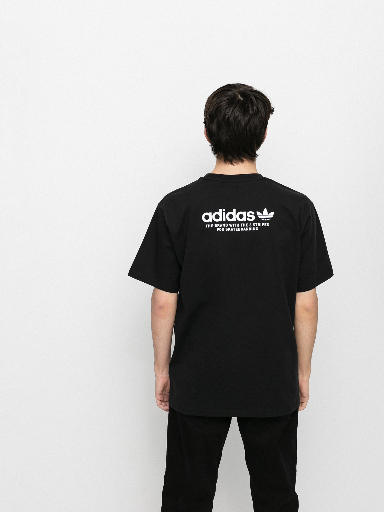 adidas black and white t shirt