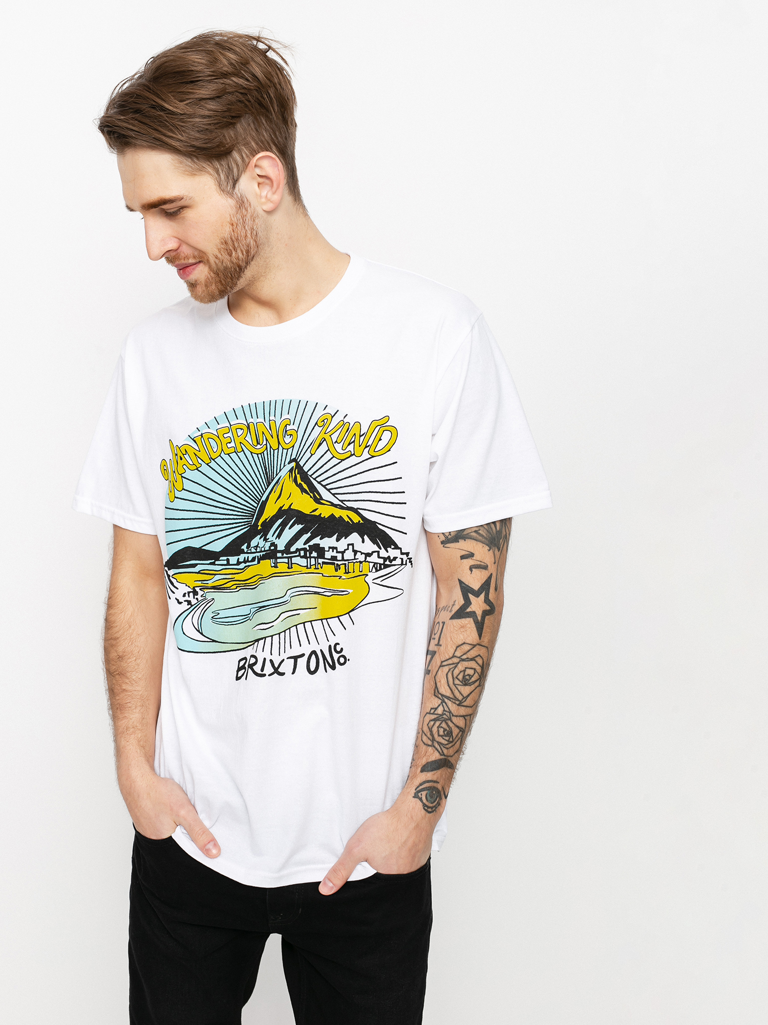 Brixton Calavera X Stt T-shirt (white)