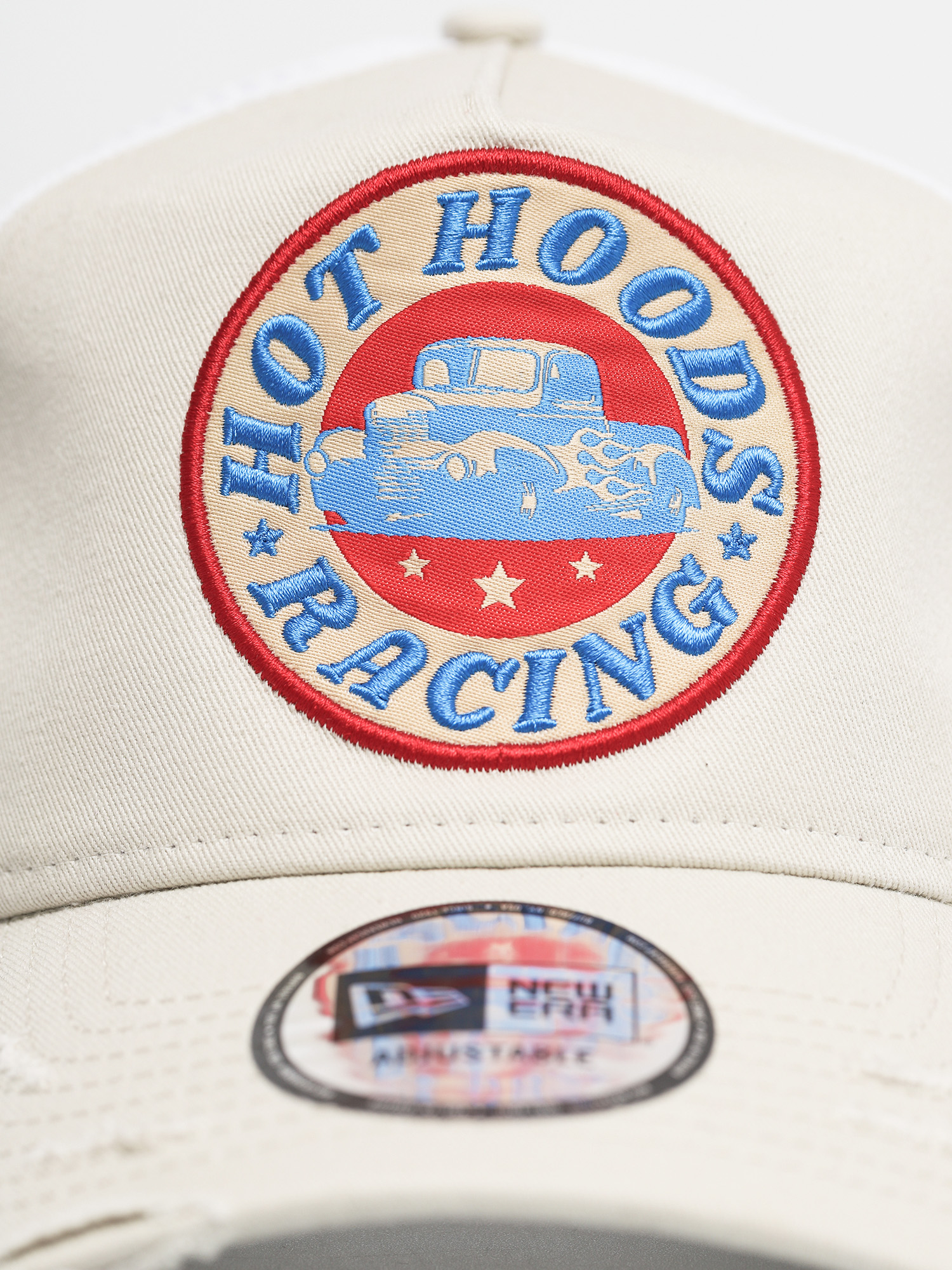 New Era Race Patch Trucker ZD Cap (light beige)