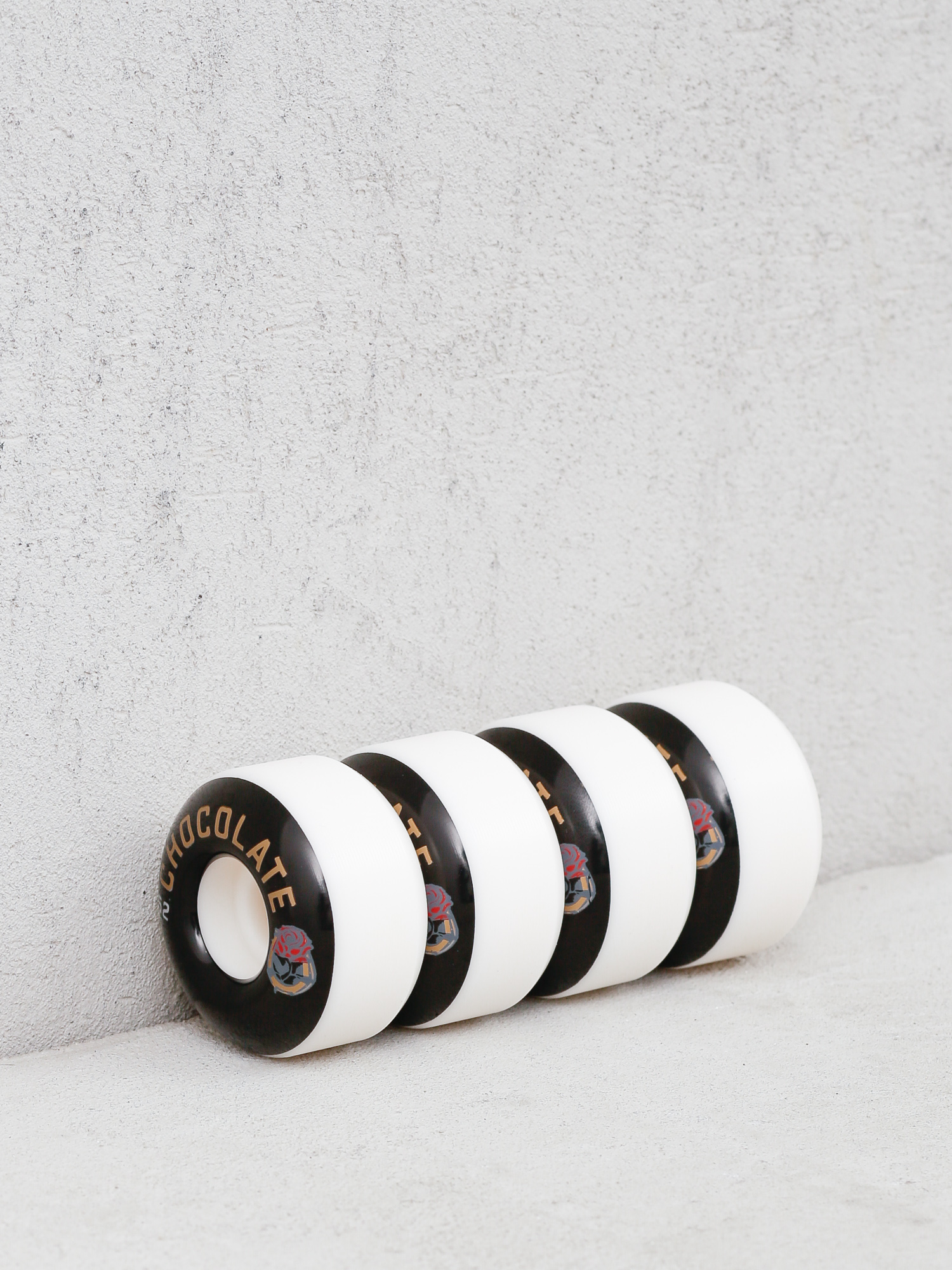Chocolate Luchadore Staple Wheels (white/black/gold)