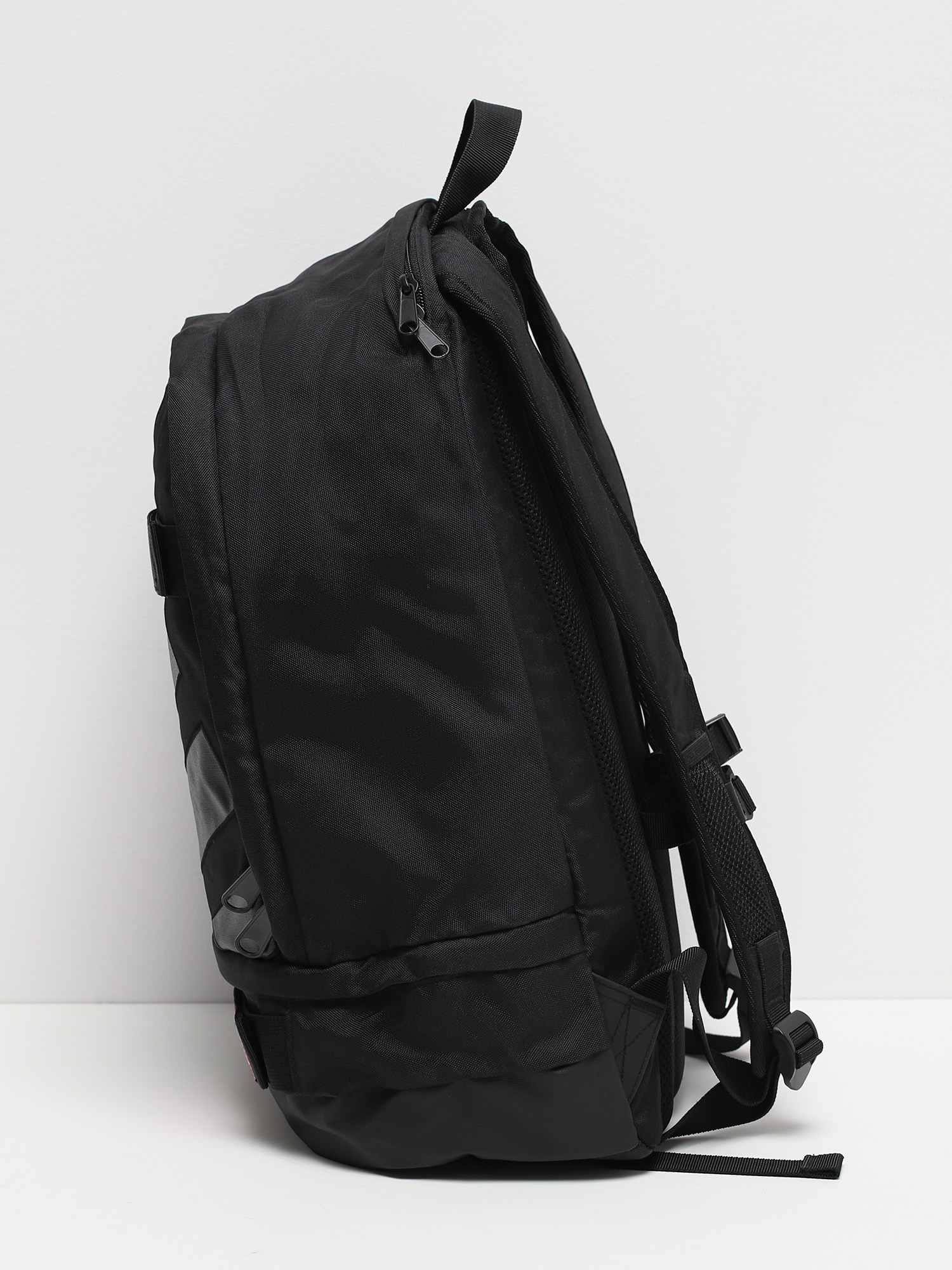 black transport backpack