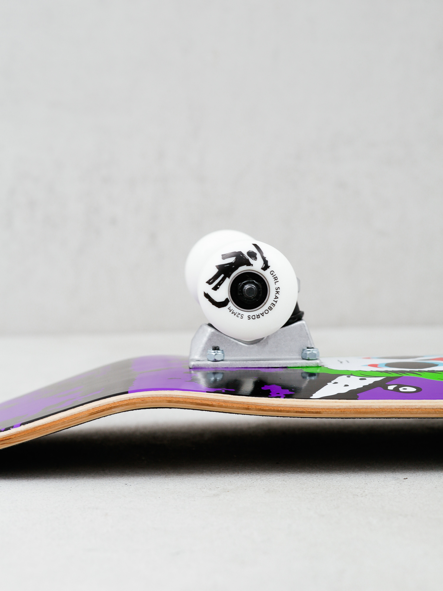 Girl Skateboard Mike Mo Clown Pirate Skateboard - violet (black