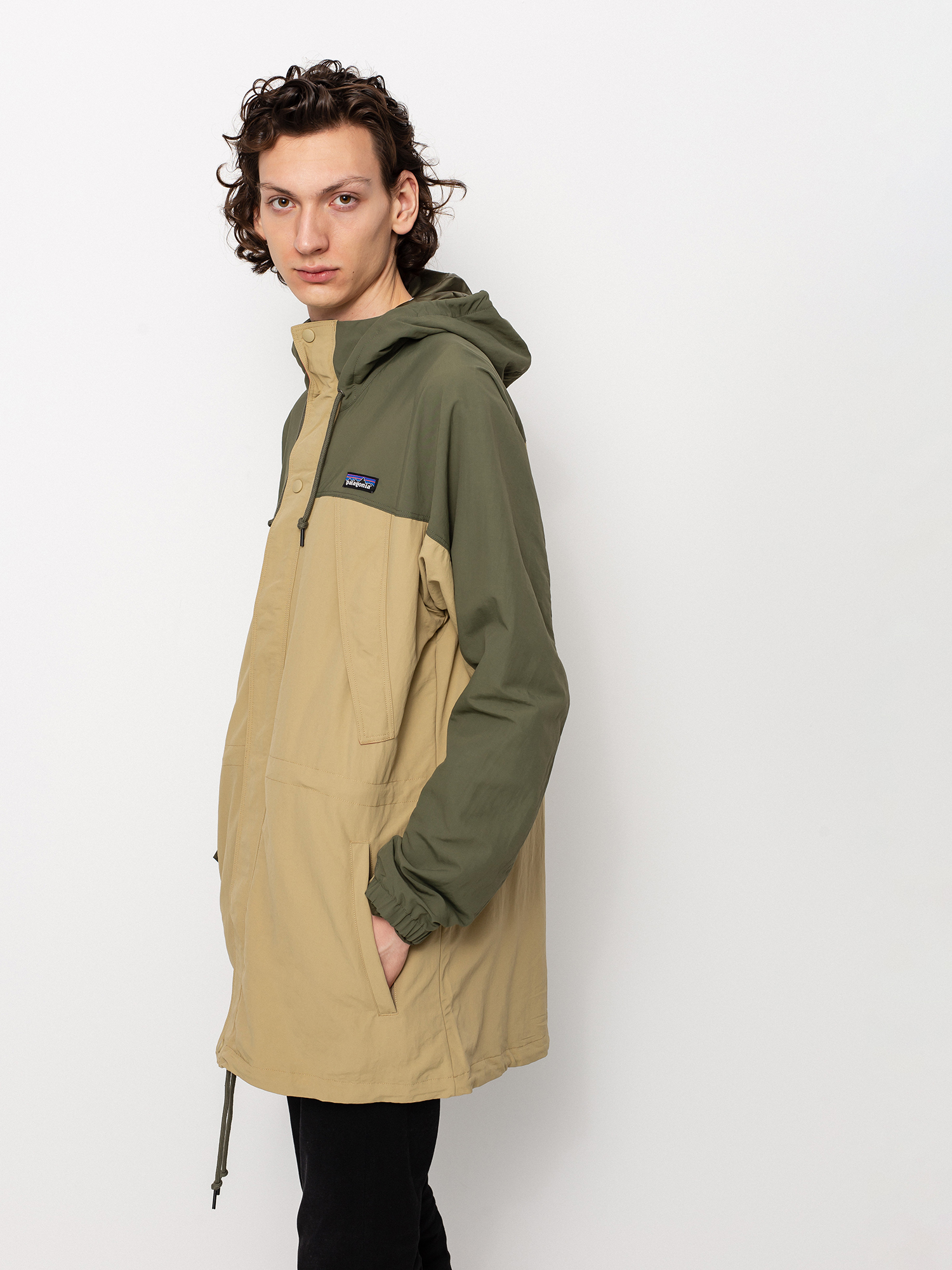 Patagonia Recycled Nylon Parka Jacket (classic tan)
