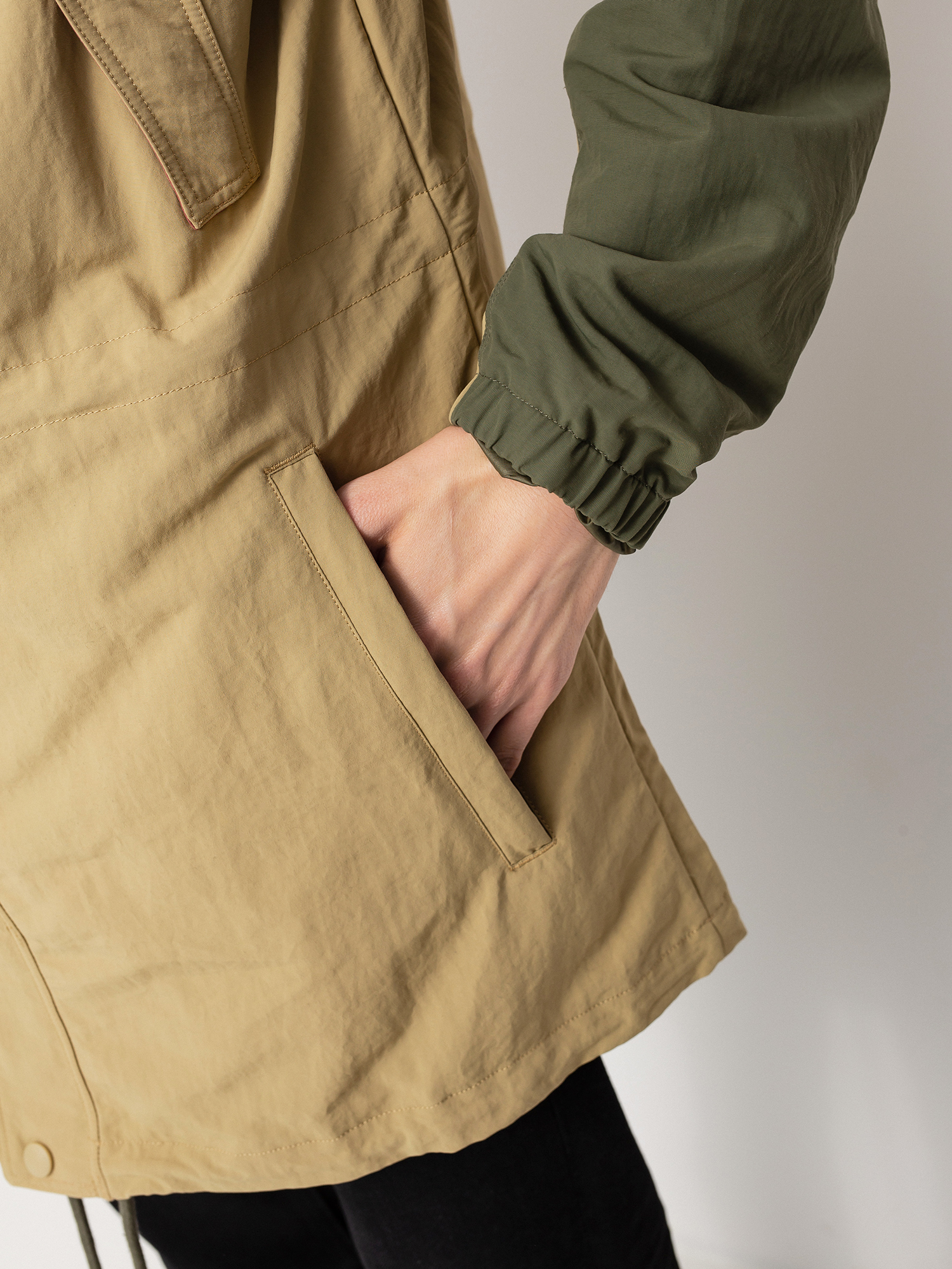 Patagonia Recycled Nylon Parka Jacket (classic tan)