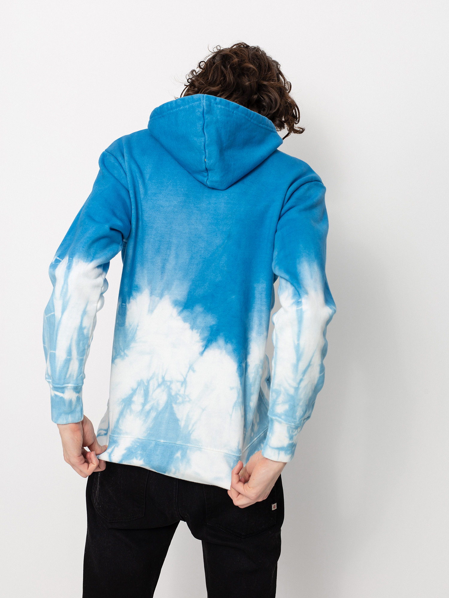 Chinatown Market Reverse Arc Tie Dye HD Hoodie (blue tie dye)