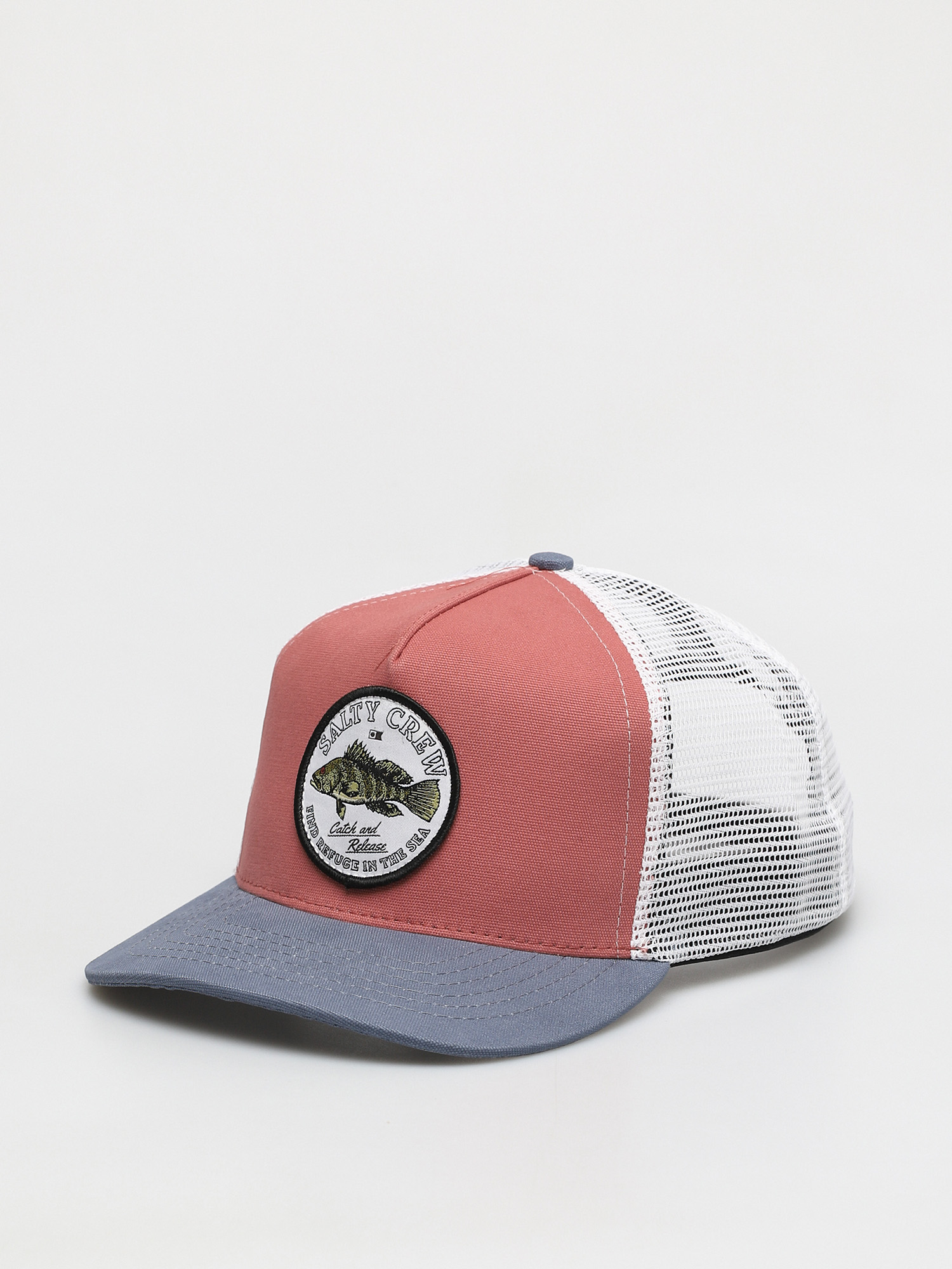 Salty Crew Baybass Retro Trucker ZD Cap (clay/slate)