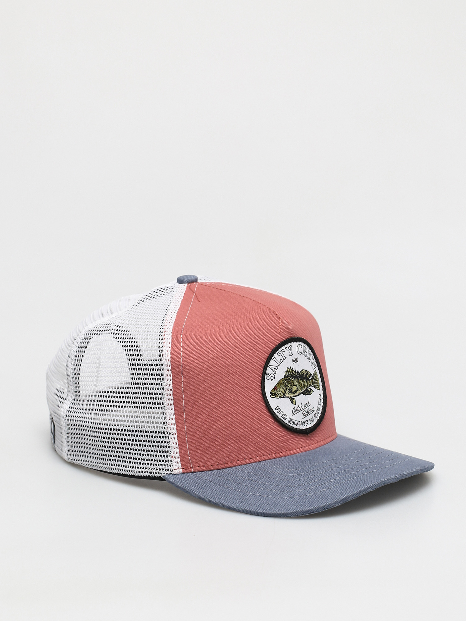 Salty Crew Baybass Retro Trucker ZD Cap (clay/slate)