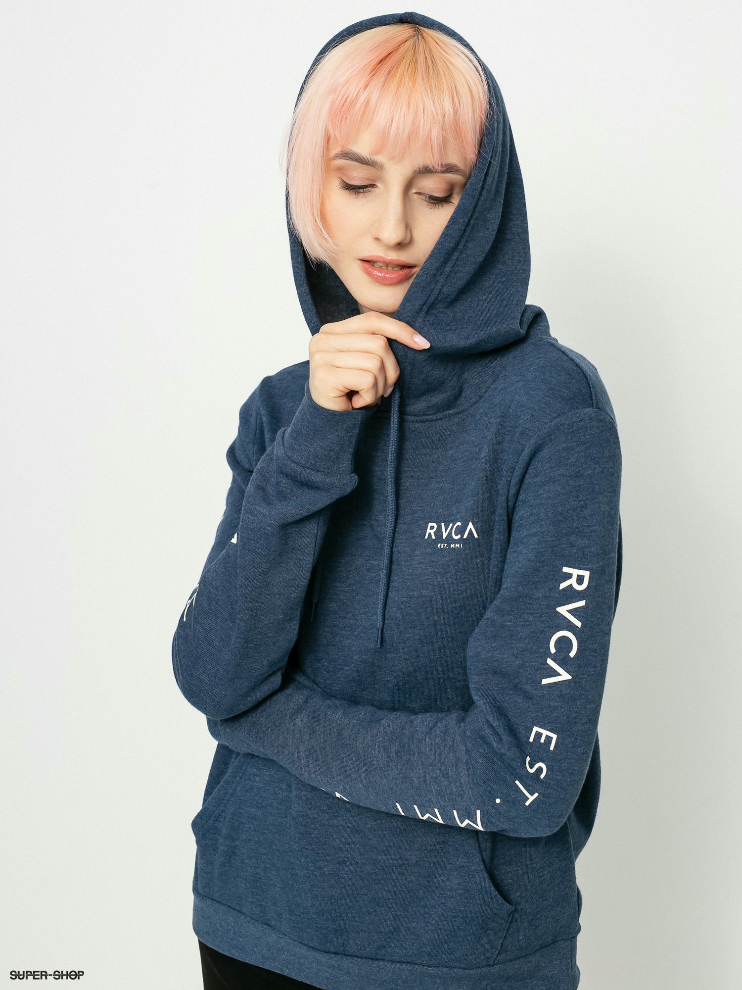 Rvca deals hooded shirt