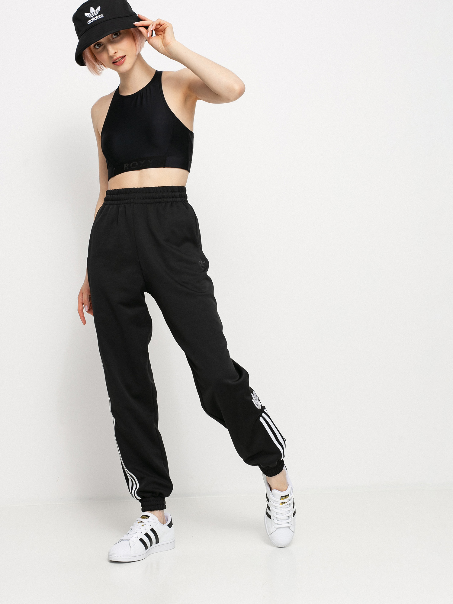 adidas Adicolor 3D Trefoil Track Pants - Black | adidas Thailand