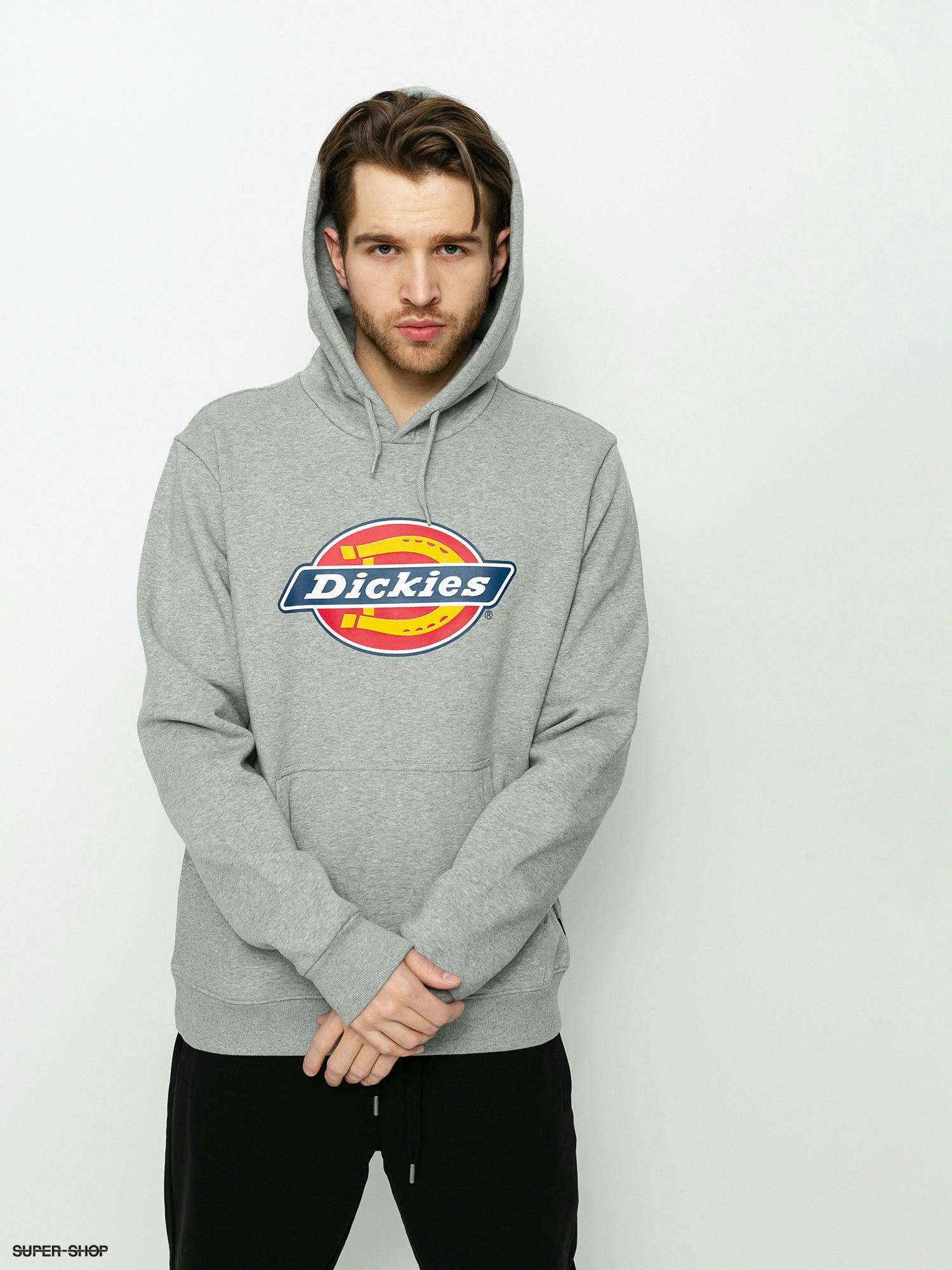 Dickies Icon Logo HD Hoodie grey melange