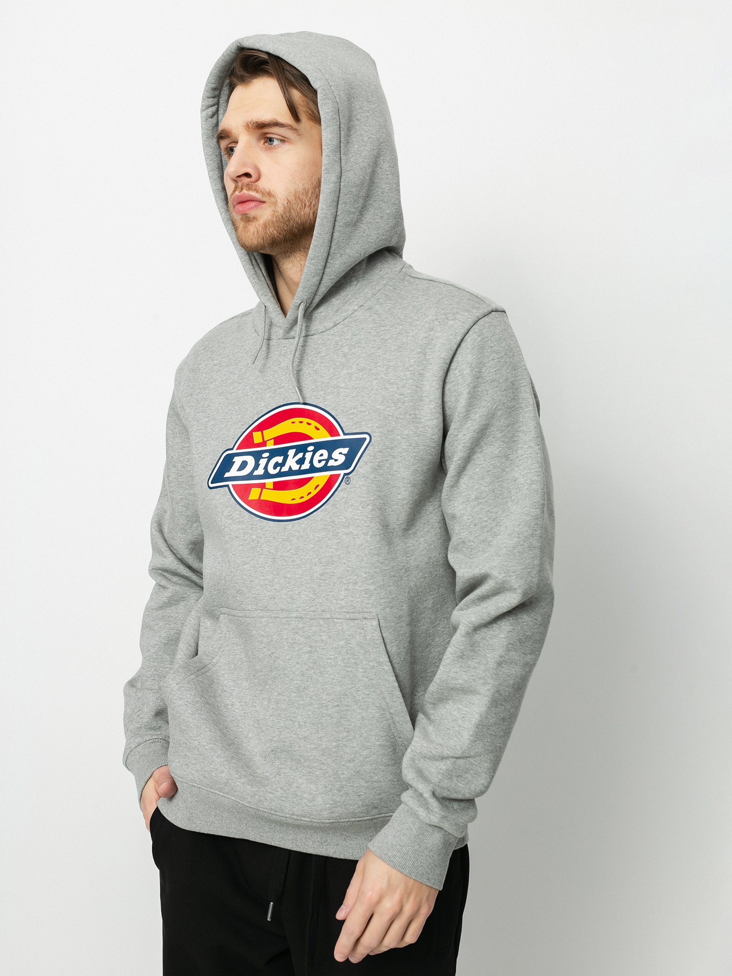 Dickies Icon Logo HD Hoodie (grey melange)