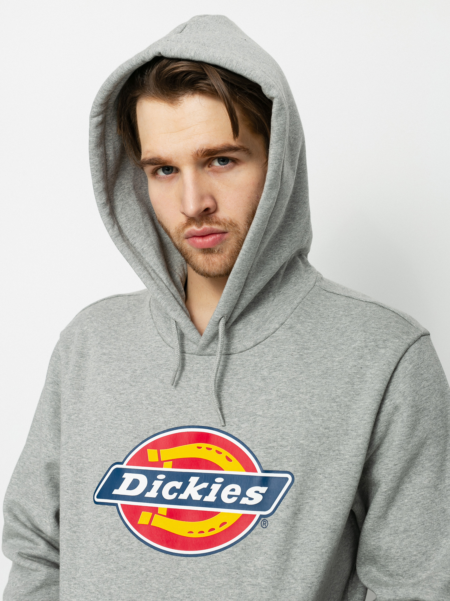 Dickies Icon Logo HD Hoodie (grey melange)