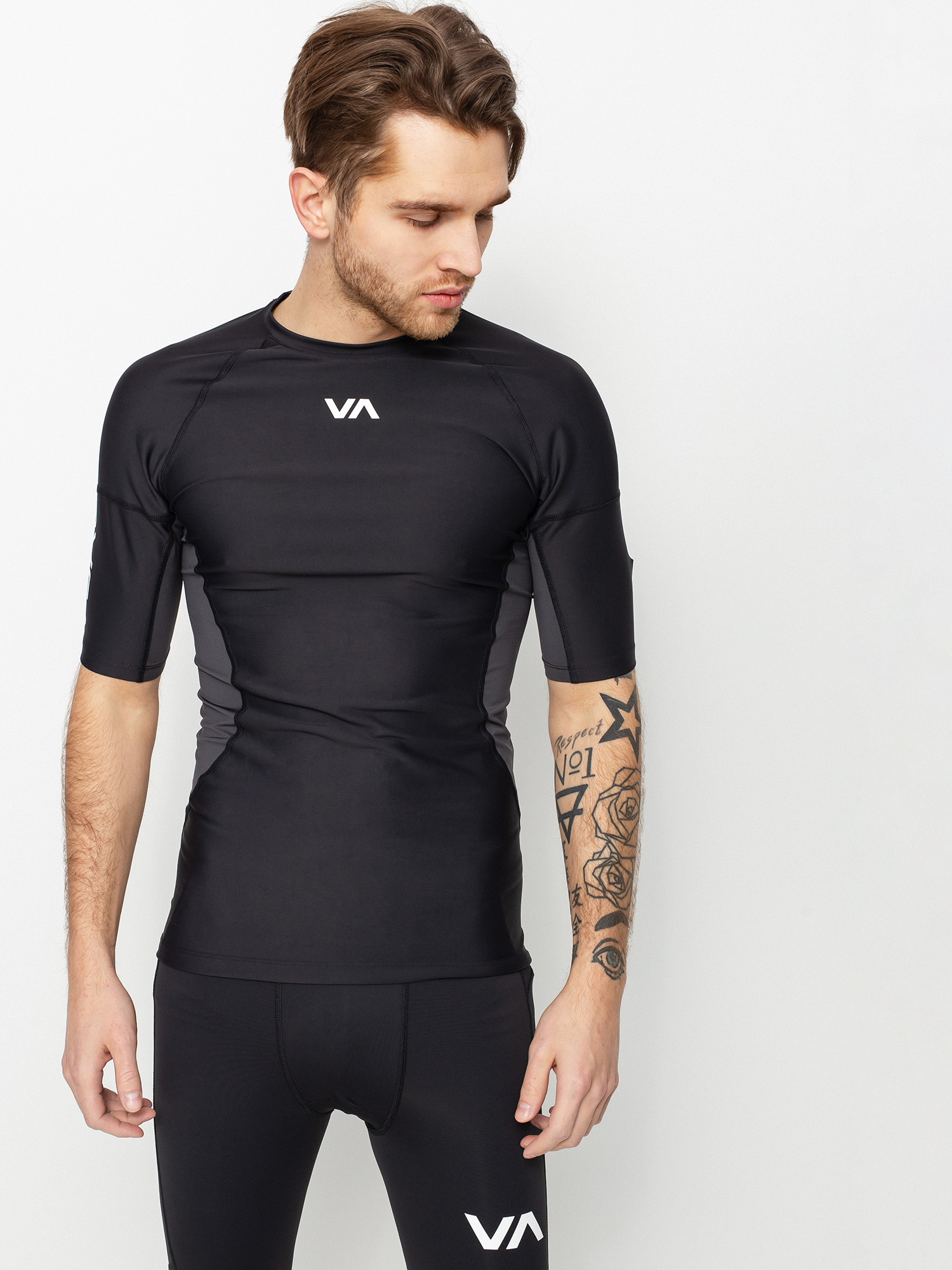 RVCA T-shirt Compression Active t-shirt (black)
