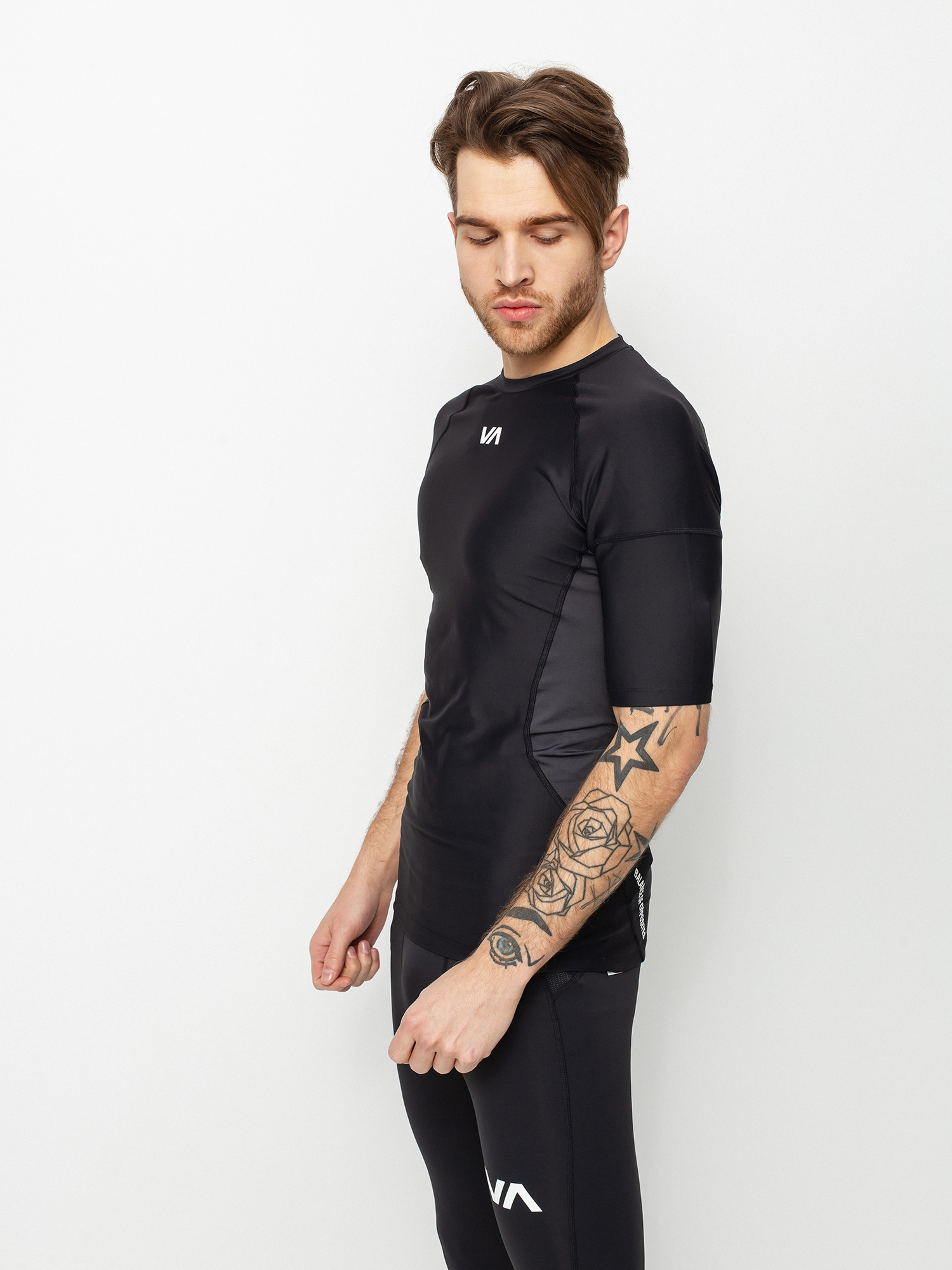 RVCA T-shirt Compression Active t-shirt (black)